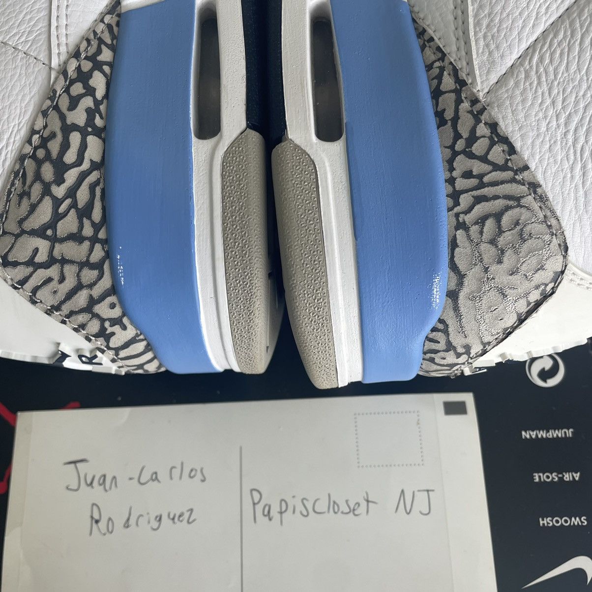 Jordan Brand Nike Air Jordan 3 Retro UNC Size US 8 / EU 41 - 6 Thumbnail