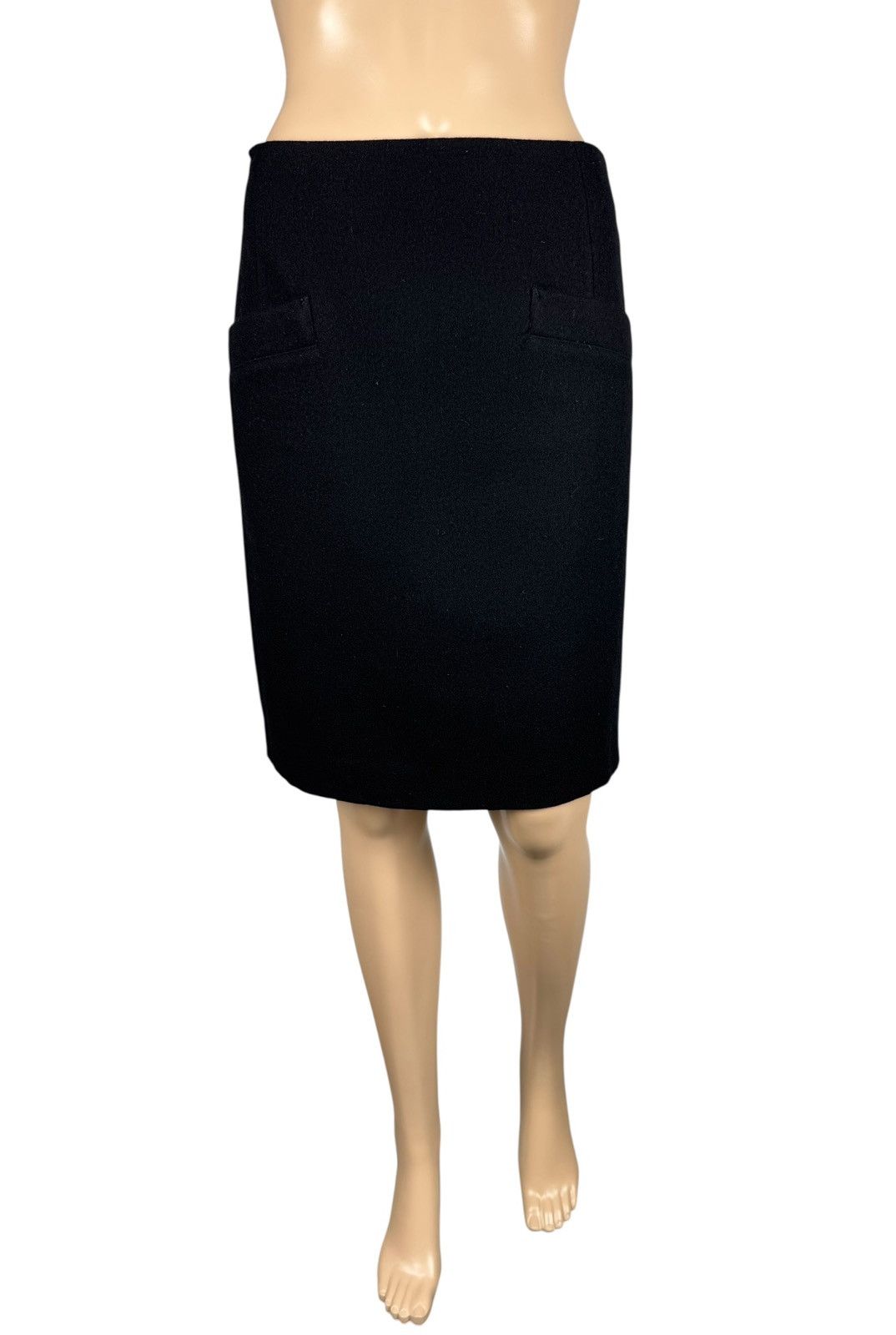 Yohji Yamamoto Yohji Yamamoto Wool Pencil Skirt Pocket size 1 Made In Japan Size 26" / US 2 / IT 38 - 2 Thumbnail