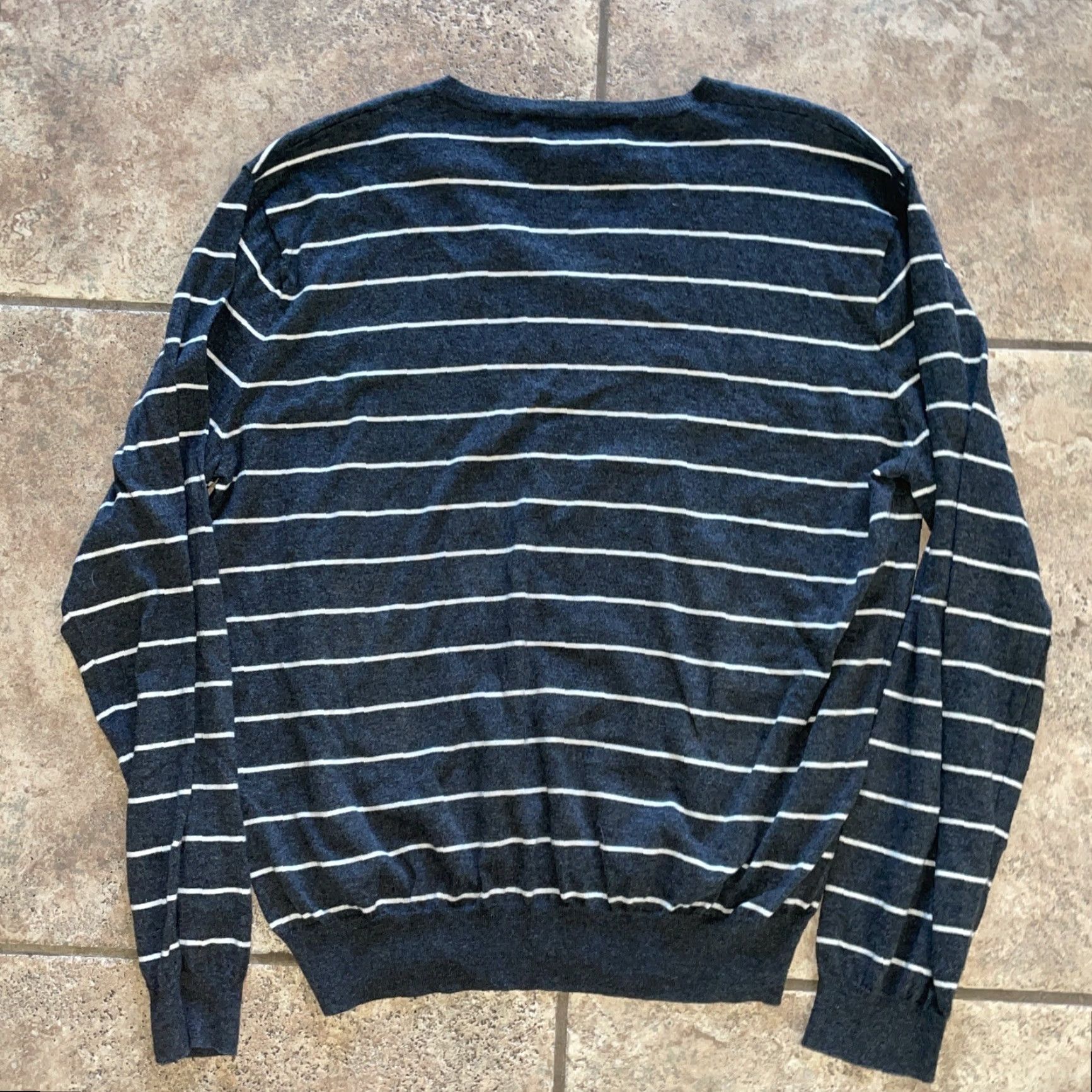Polo Ralph Lauren Polo Ralph Lauren Shirt Mens L Gray Striped 100% pima Longsleeve Light Size US L / EU 52-54 / 3 - 4 Thumbnail