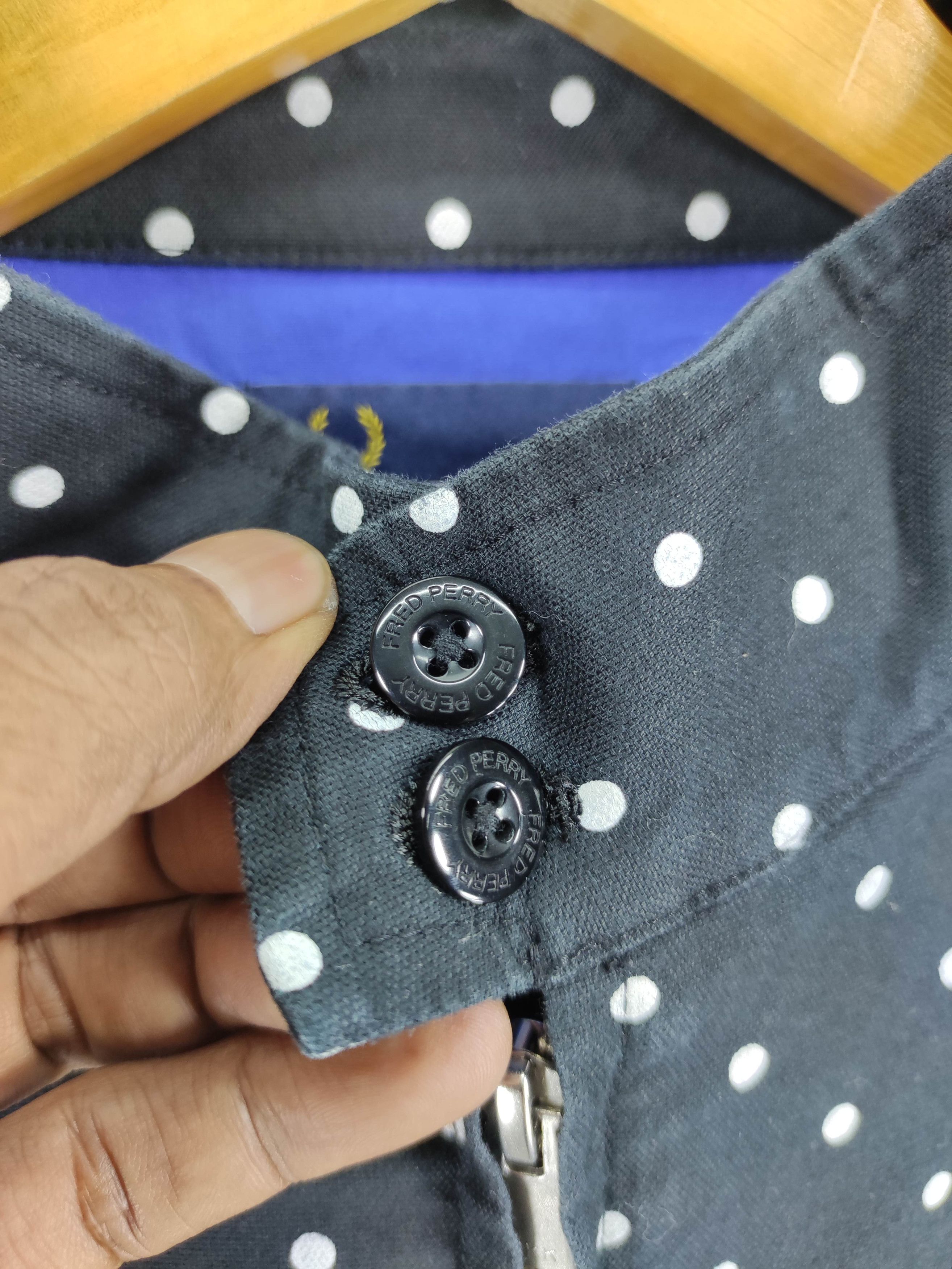 Fred Perry Vintage Fred Perry Polka Dot Jacket Zipper Size US M / EU 48-50 / 2 - 3 Thumbnail