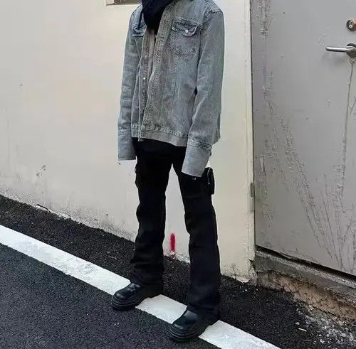 Japanese Brand × Jean High street wide-leg cargo pants with multiple pockets Size US 32 / EU 48 - 3 Thumbnail