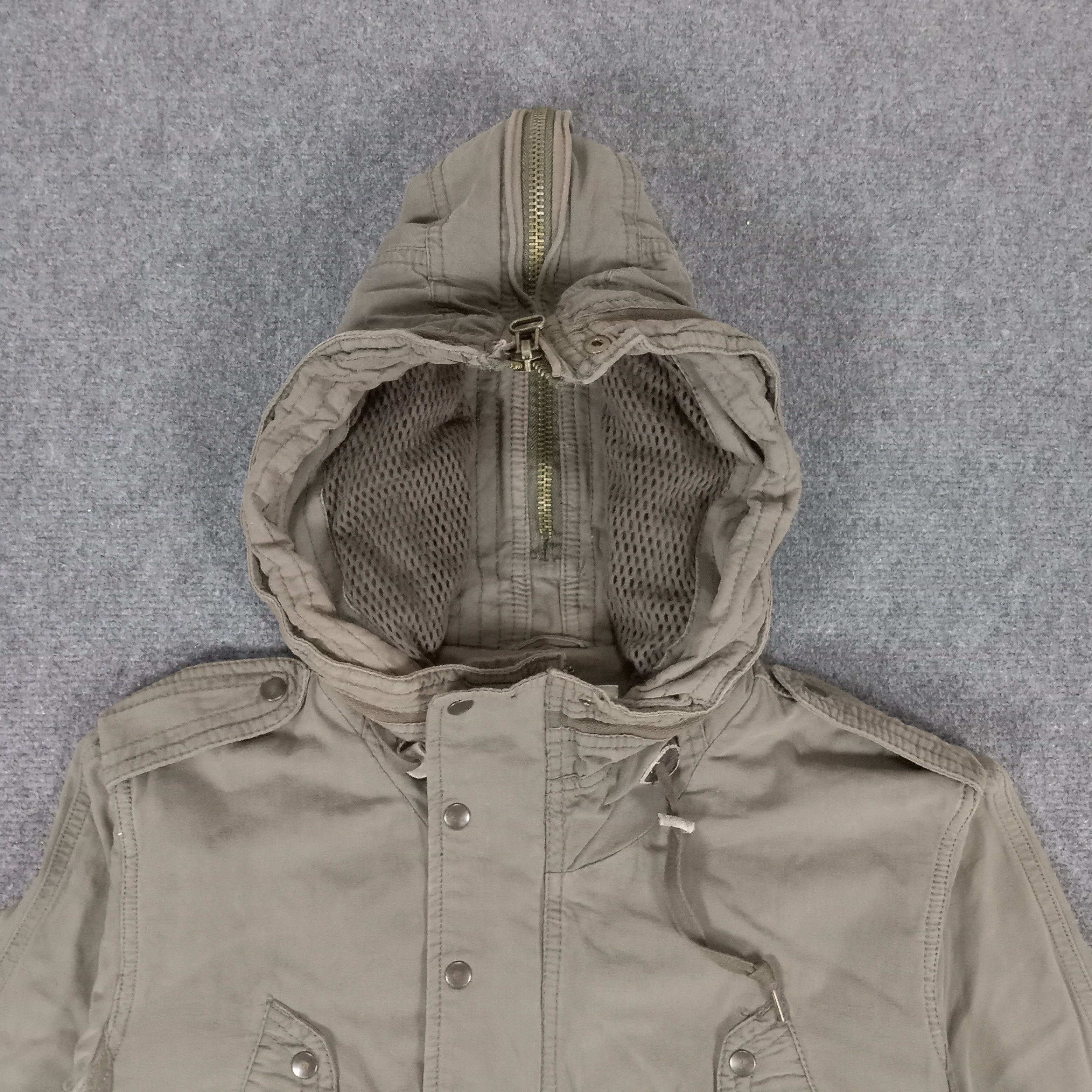 Japanese Brand × Le Grande Bleu (L.G.B.) × Vintage G.O.A. Company Multi Pocket Grunge Parka Jacket Size US S / EU 44-46 / 1 - 3 Thumbnail