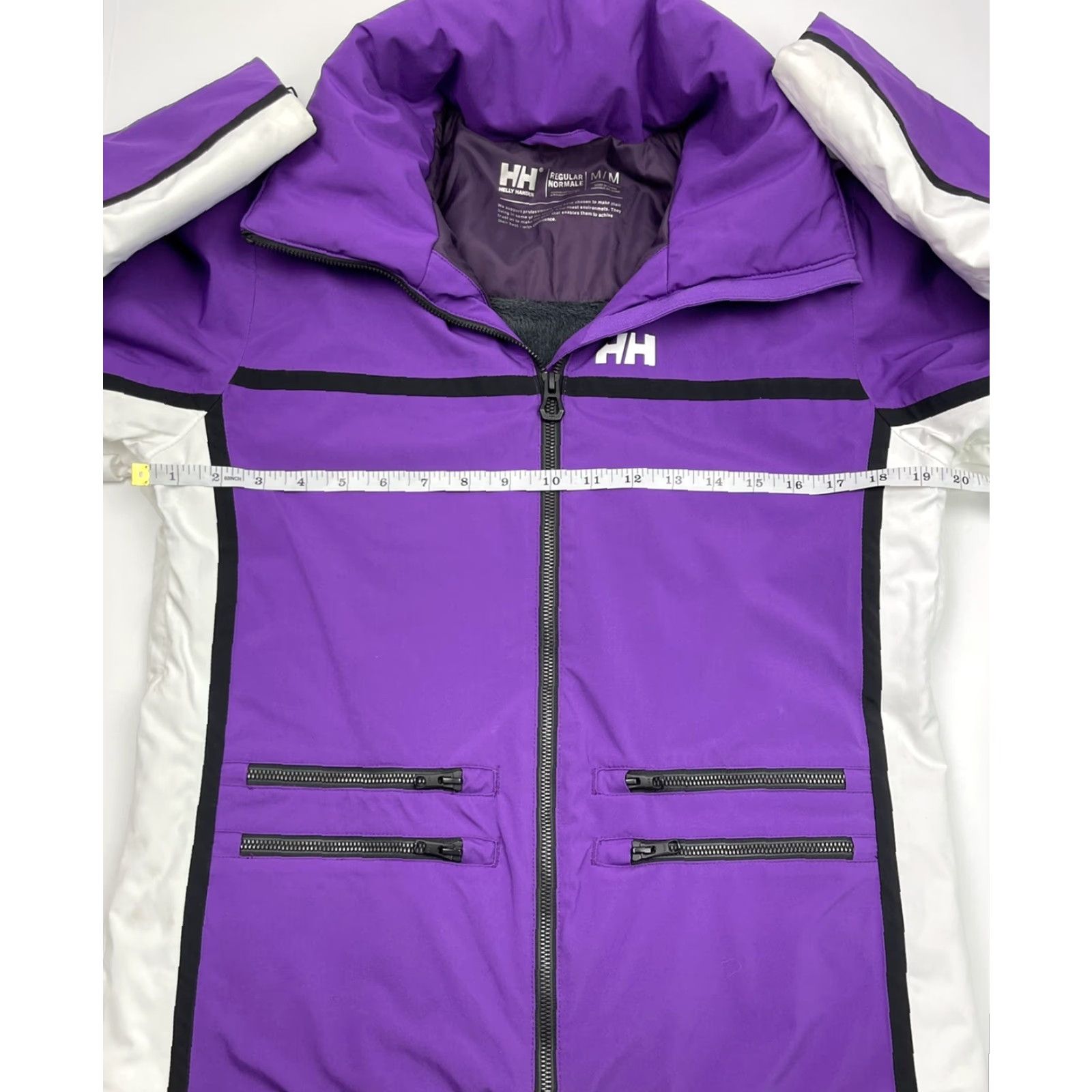 Helly Hansen Helly Hansen Jacket Women's M Purple Snowboard Lined Vented Tech Performance Ski Size M / US 6-8 / IT 42-44 - 6 Thumbnail