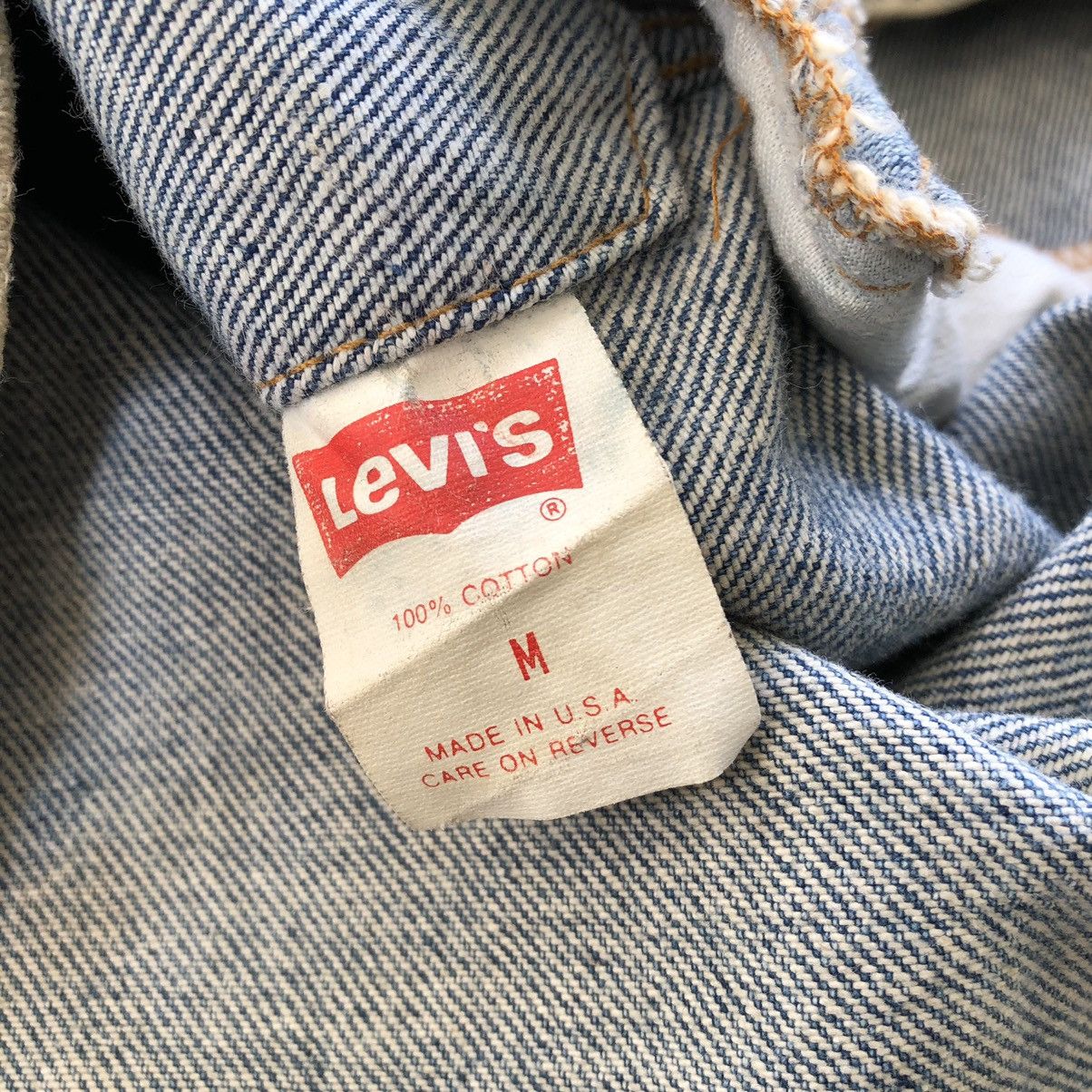 LEVI'S 70507 0219 Acid Wash Denim Tucker Jacket