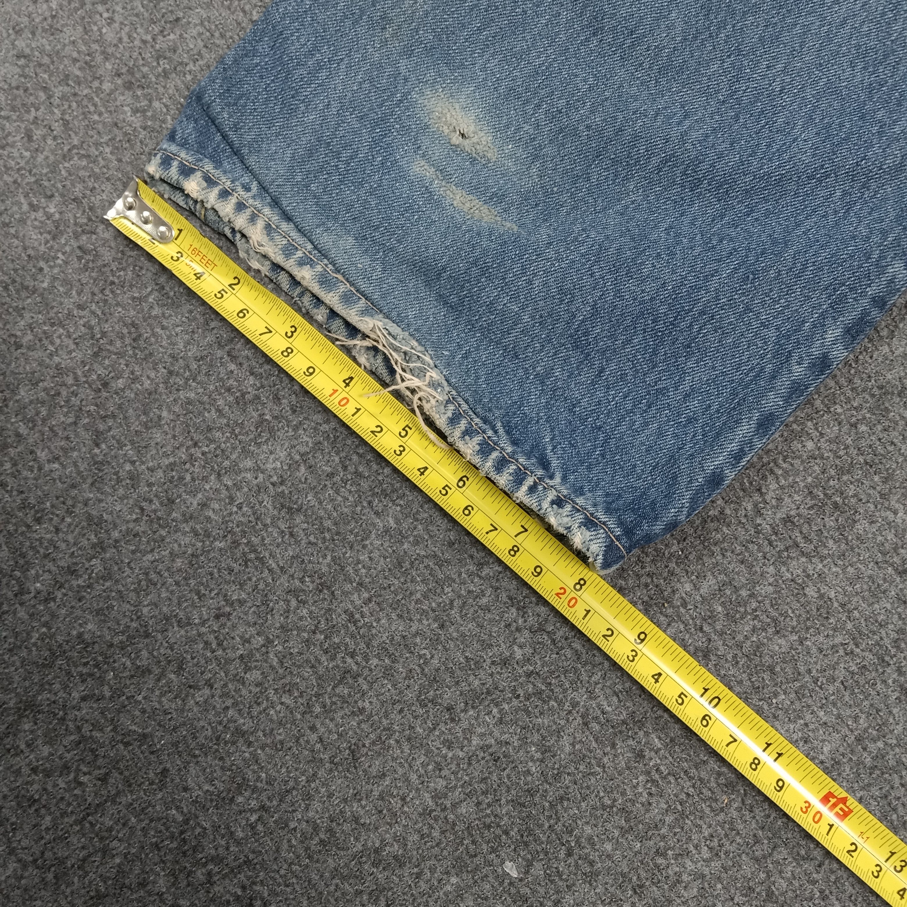 Blue Blue Japan Blue Blue Japan Distressed Denim Jeans E1A34 Size US 32 / EU 48 - 13 Thumbnail