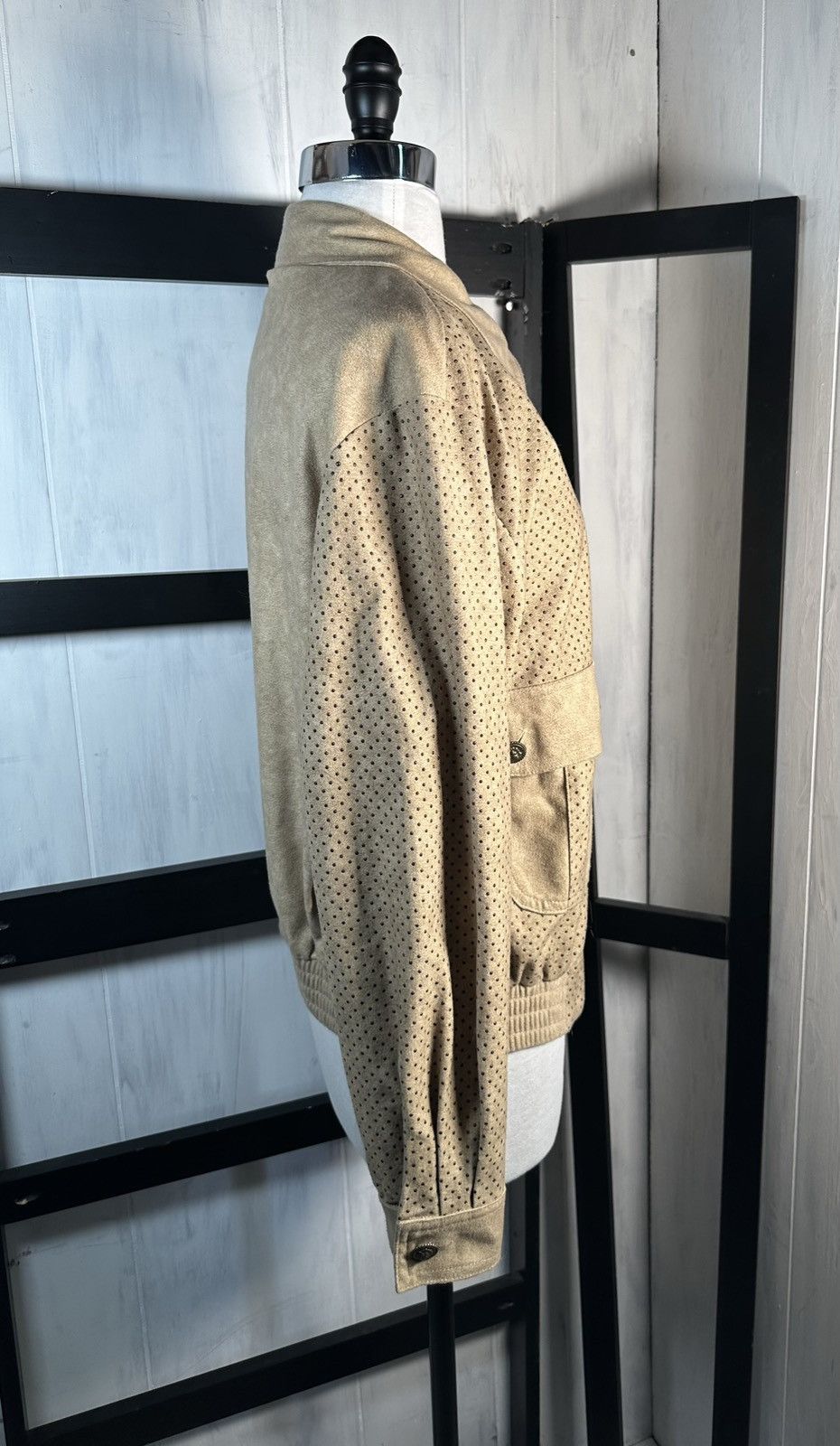 Vintage Saint Germaine Paris Bomber: STUDDED & Hardware, 9/10 Size S / US 4 / IT 40 - 4 Thumbnail