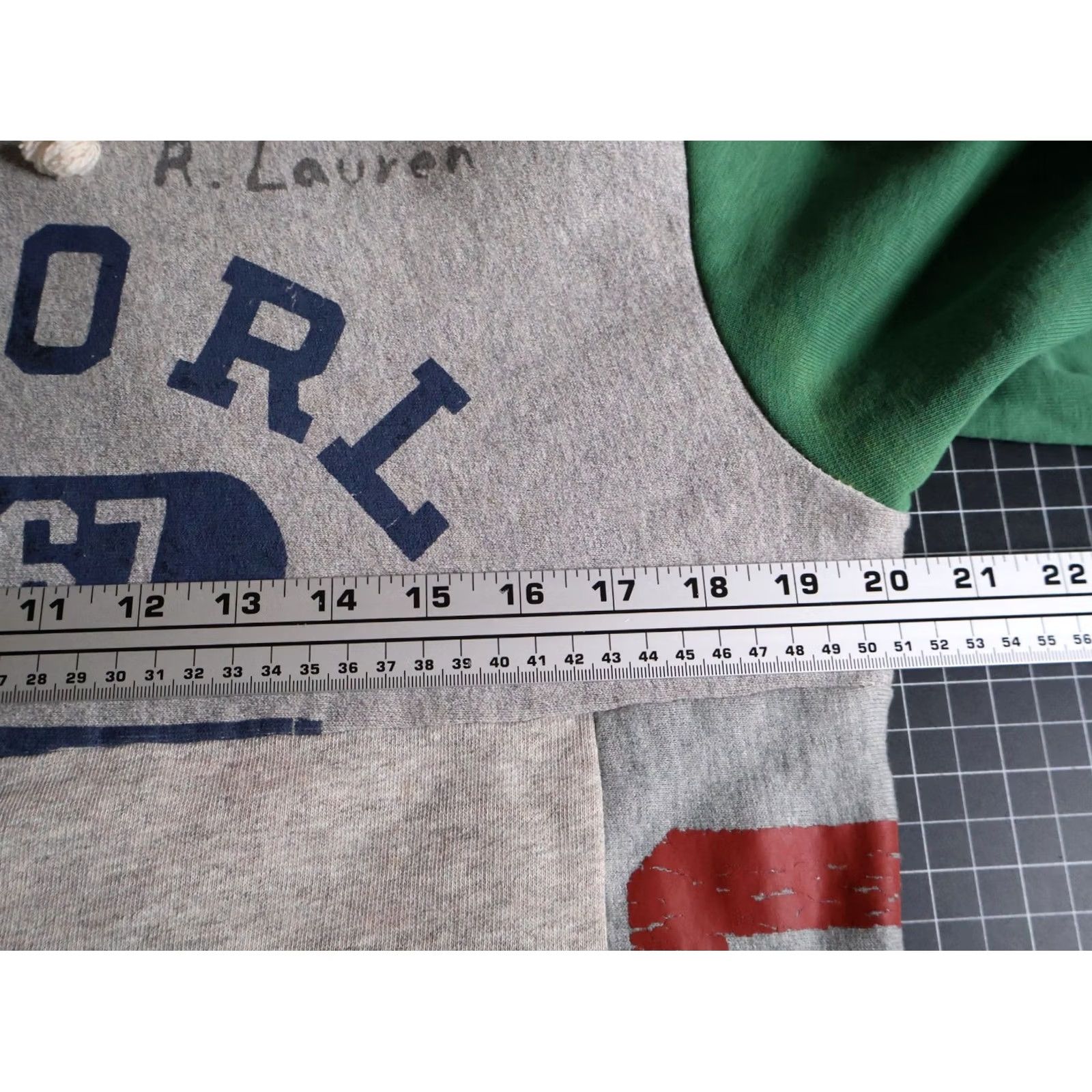 Polo Ralph Lauren Polo Ralph Lauren Hoodie Shirt Men's Small Gray Patchwork Colorblock Varsity Stencil Colorful 90s Retro Size US S / EU 44-46 / 1 - 7 Thumbnail