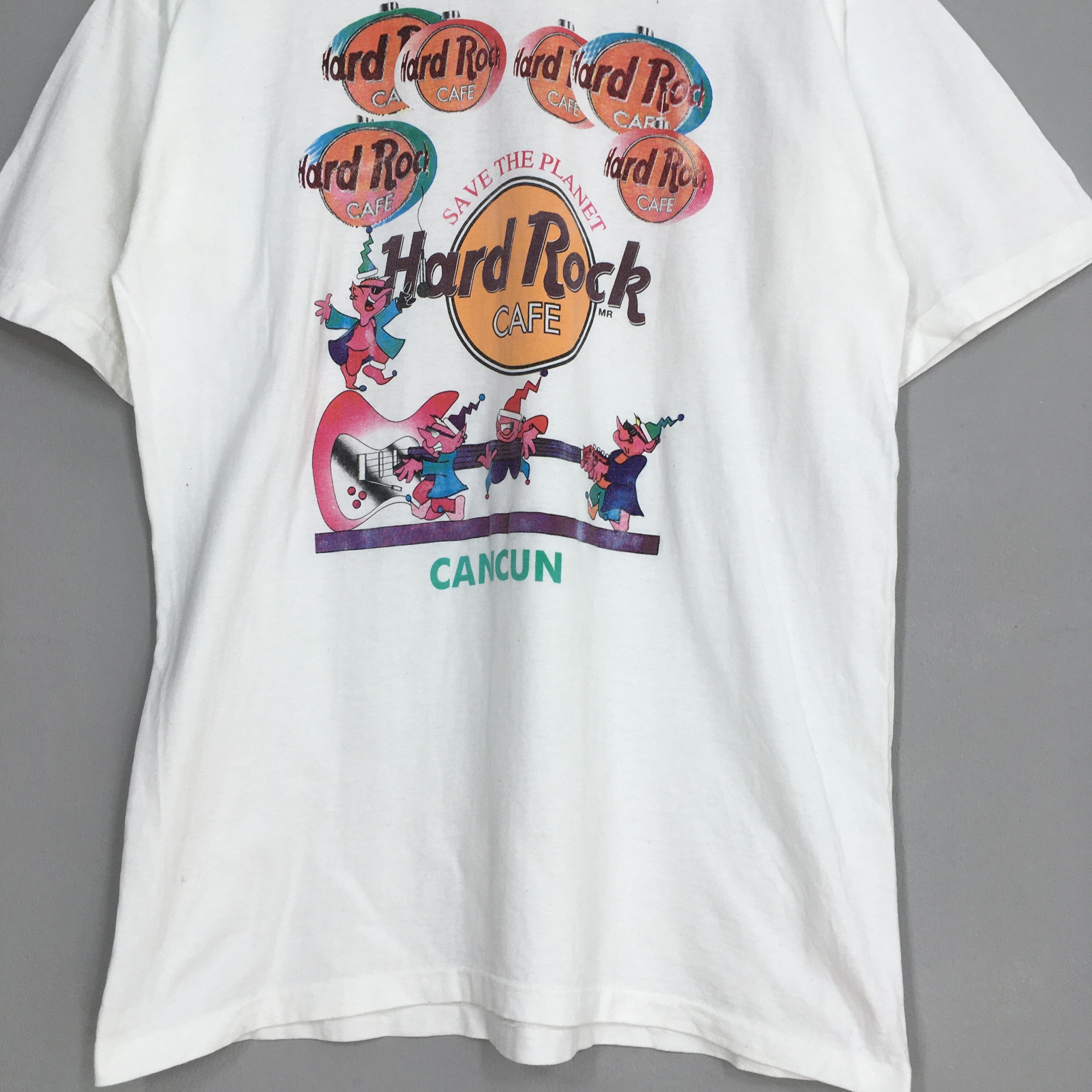 Hard Rock Cafe × Vintage Vintage 90s Hard Rock Cafe Cancun Mexico Tshirt Large Size US L / EU 52-54 / 3 - 3 Thumbnail