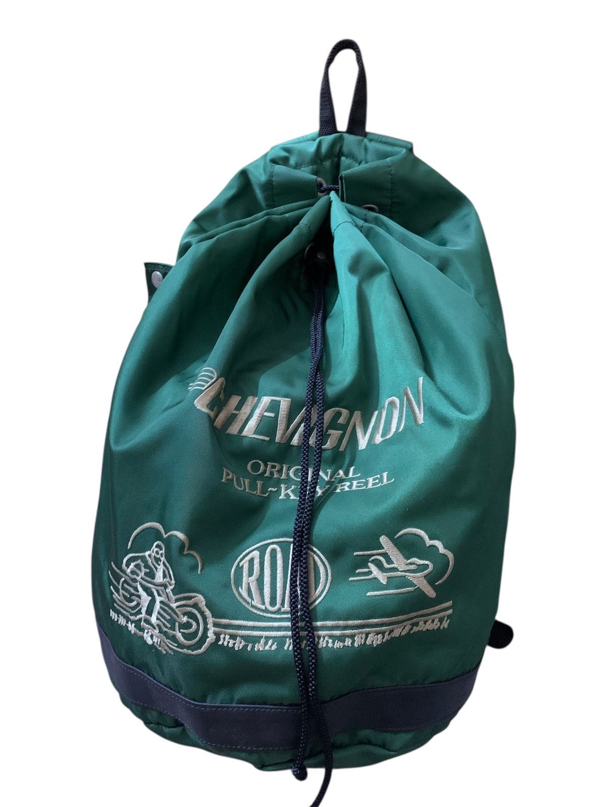Chevignon Vintage Chevignon Sac Matelot Canvas Backpack Size ONE SIZE - 3 Thumbnail