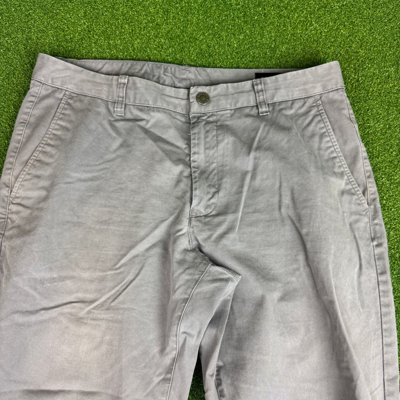 Bonobos Bonobos Light Gray Casual Pants Slim Size 33/28 Size US 33 - 6 Thumbnail
