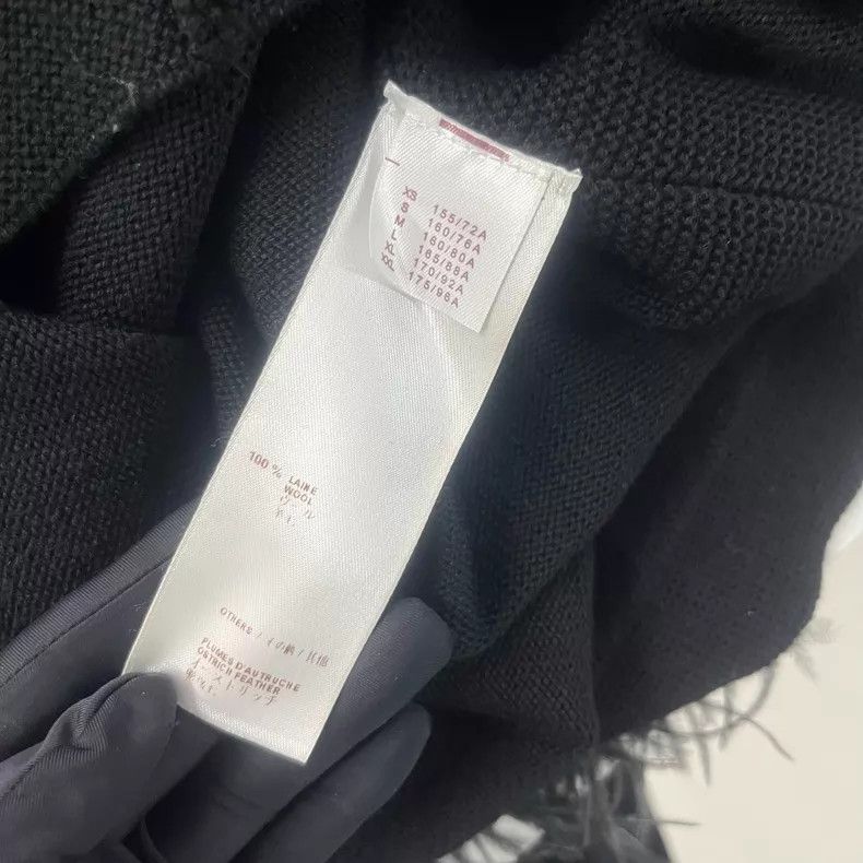 Louis Vuitton Louis Vuitton Black feather sleeve sweater Size L / US 10 / IT 46 - 6 Thumbnail