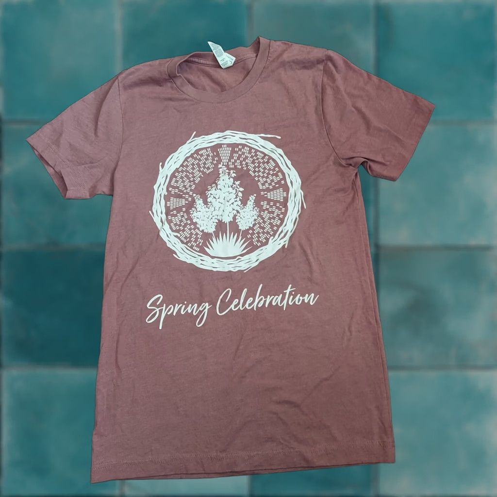 Vintage Bella Canvas Women's T-Shirt San Manuel Hakup A' AL Spring Celebration - Size S Red Crew Neck Short Sleeve Cotton Polyester Regular Shirt Womens Size S / US 4 / IT 40 - 1 Thumbnail