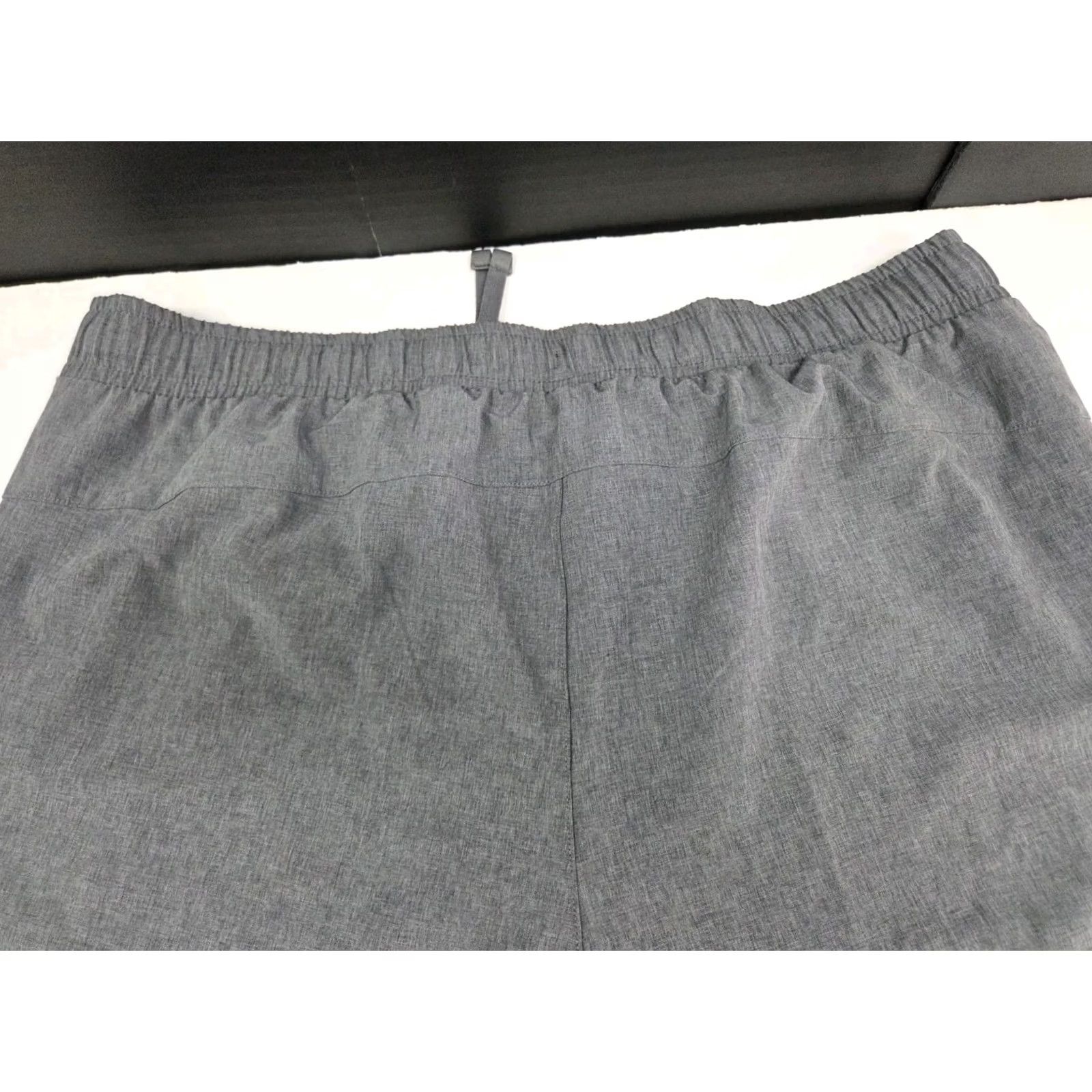 Vintage DSG Mens Performance Grey Pants Lightweight Drawstring Zip Pckt 33 L Adult Regular Gray Solid Chino Athleisure Sports Size US 33 - 5 Thumbnail