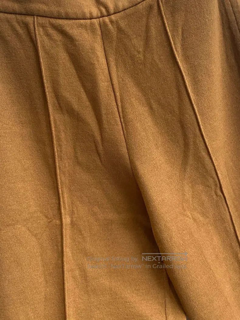 Hermes Hermes Khaki Wide-Leg Pants Size 42" / US 20 - 5 Thumbnail