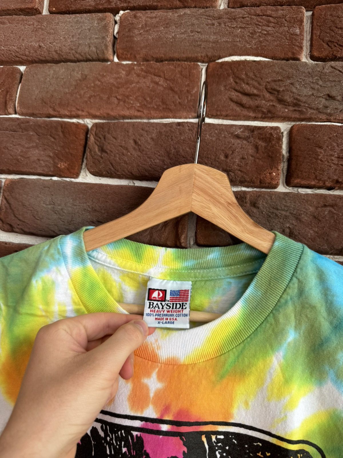 Vintage Vintage 90s Bayside Paradise Waits Art Tshirt Hype Grail Size US XL / EU 56 / 4 - 6 Thumbnail