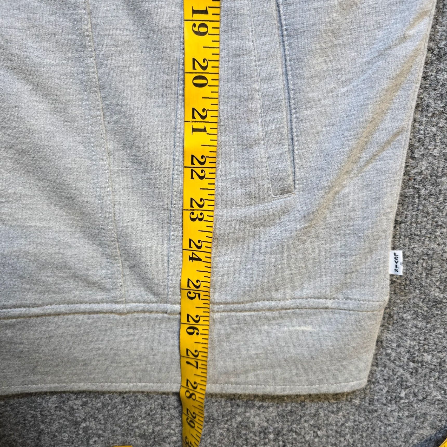 Levi's Levi's Hoodie Mens M Gray Hooded Snap Button Long Sleeve Casual Cardigan Jacket Size US M / EU 48-50 / 2 - 7 Thumbnail
