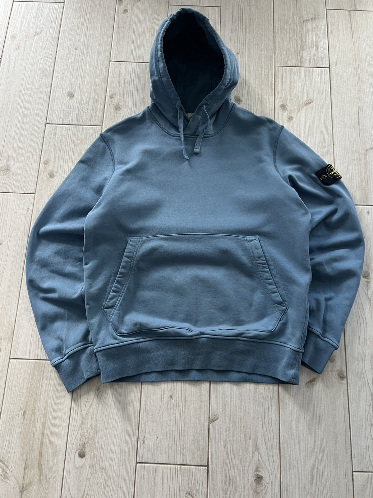 Stone Island Stone Island Hoodie Basic Blue Patch Authentic Size US L / EU 52-54 / 3 - 2 Thumbnail