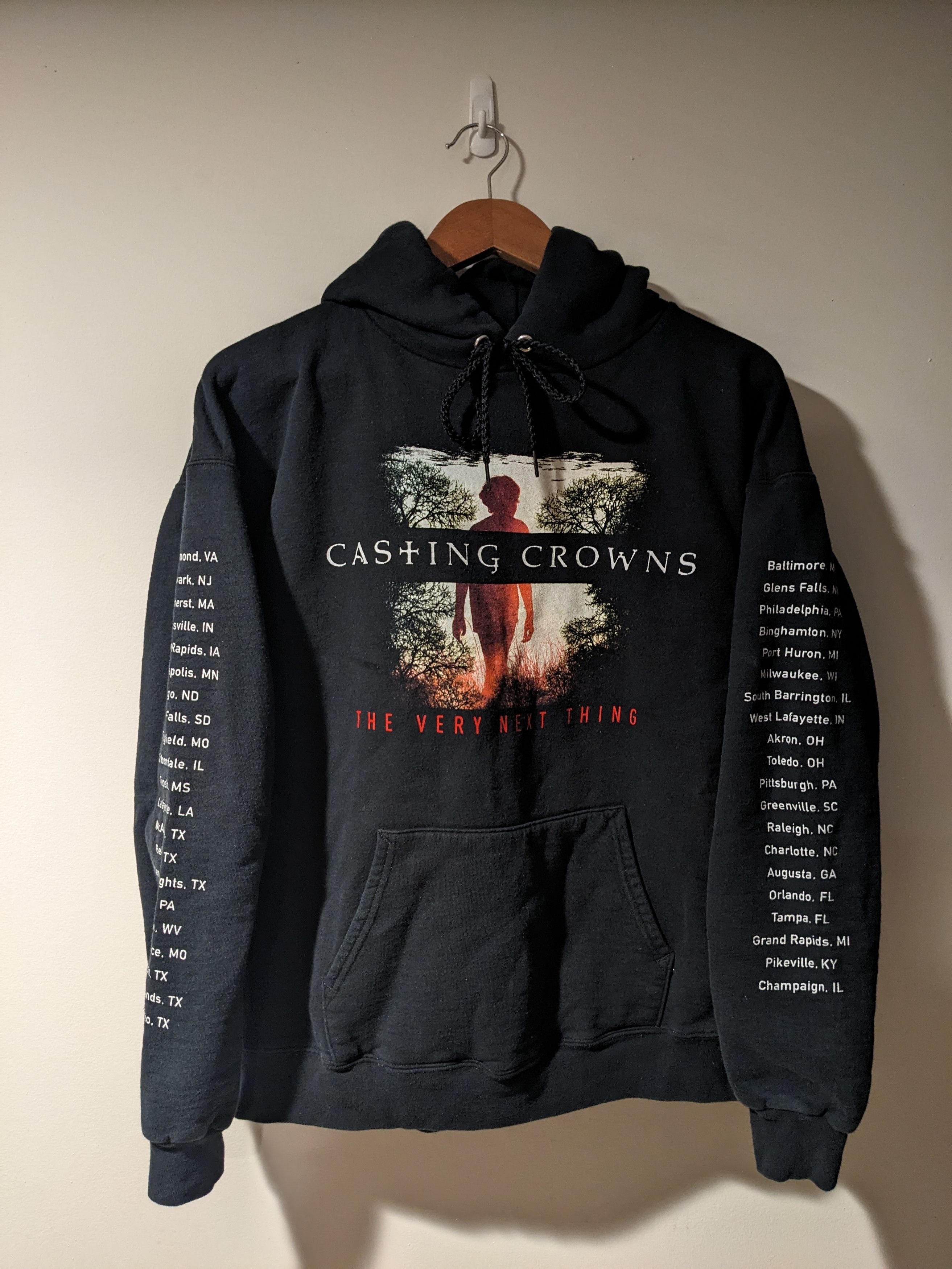 Band Tees × Hanes × Vintage Vintage Casting Crowns The Very Next Thing Tour Hoodie Size US M / EU 48-50 / 2 - 1 Thumbnail