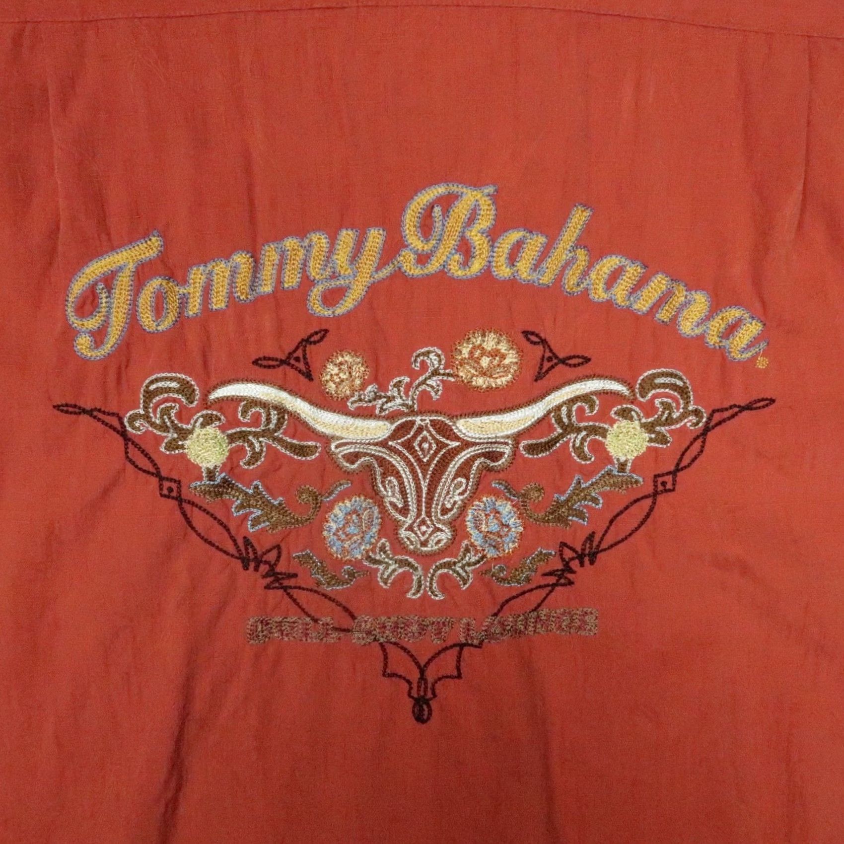 Tommy Bahama Tommy Bahama Red Silk Shirt XL Mens Business Casual Travel Vacation Size US XL / EU 56 / 4 - 6 Thumbnail