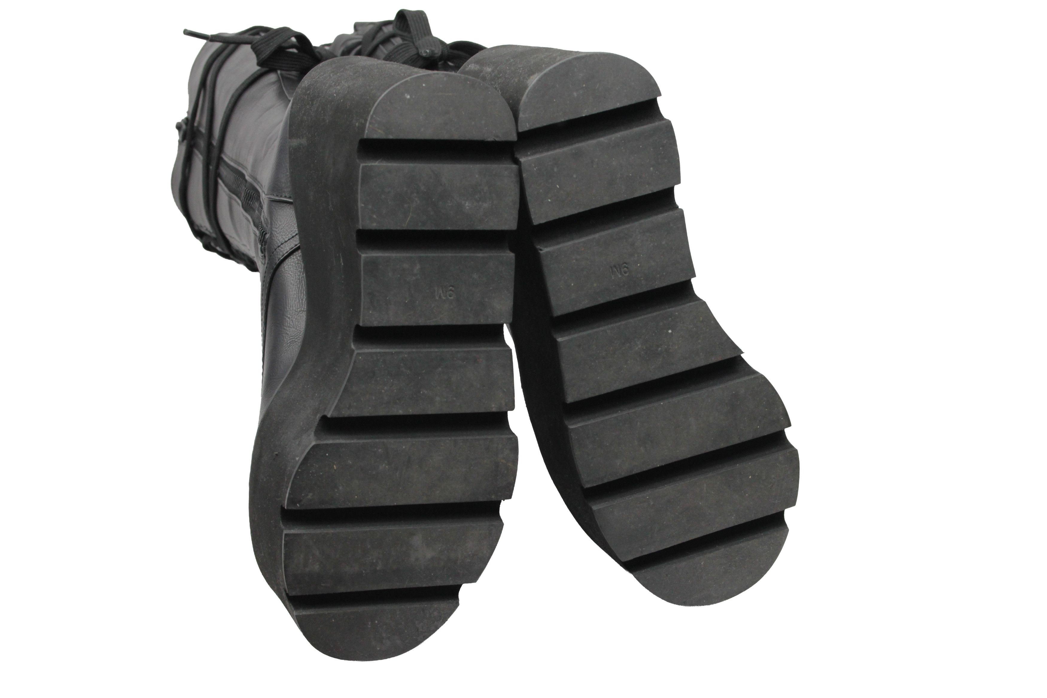 Dolls Kill Current Mood Obsidian Y2K Platform Cargo Wedge Boots Size US 9 / IT 39 - 10 Thumbnail