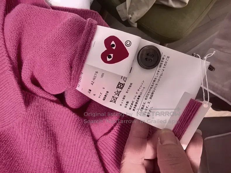 Comme des Garcons Comme Des Garcons Mini open cardi with red hearts and blac Size S / US 4 / IT 40 - 3 Thumbnail