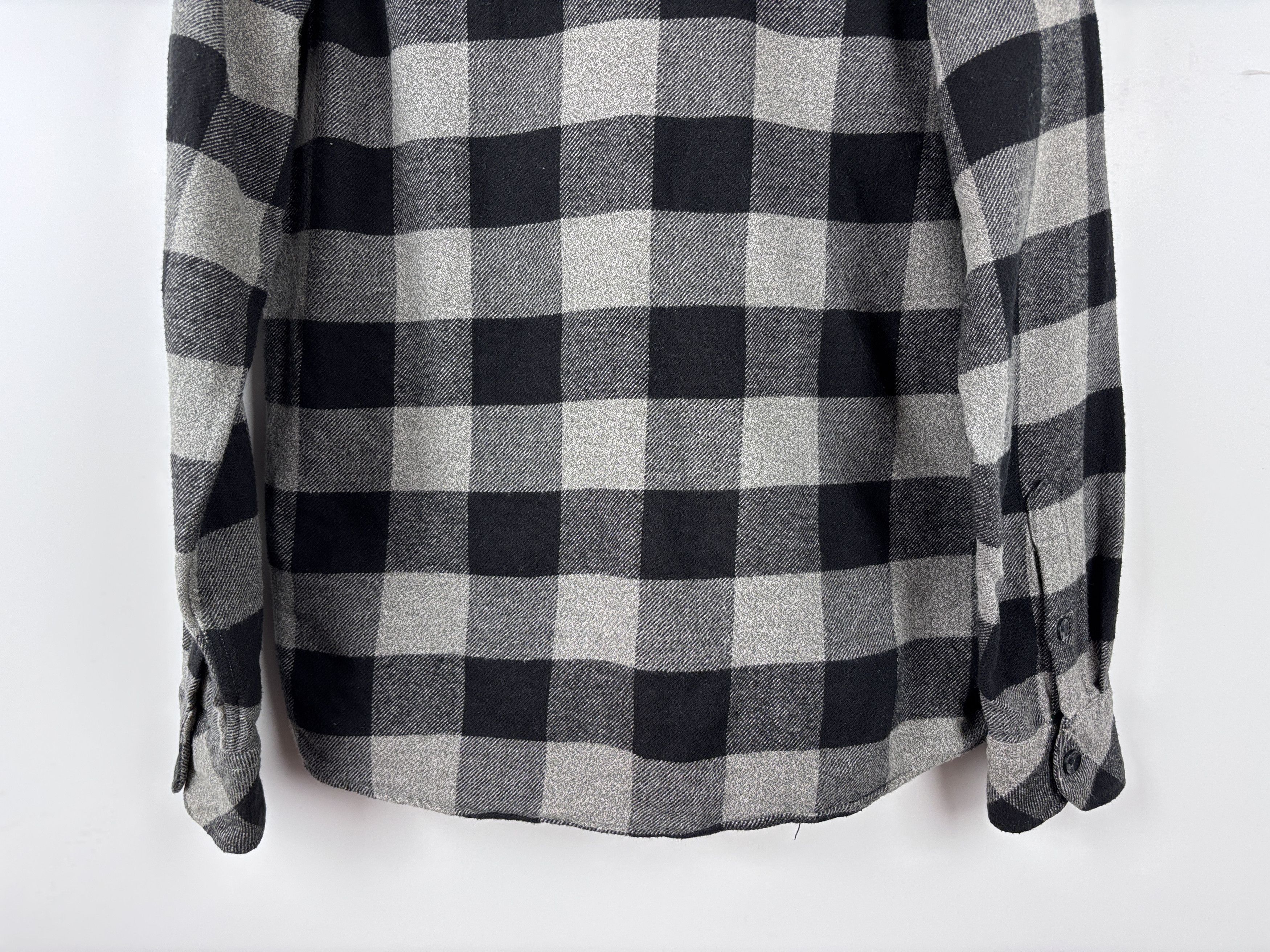 Dickies Dickies Long Sleeve Button Up Flannel Shirt Cotton Gray S Size US S / EU 44-46 / 1 - 6 Thumbnail
