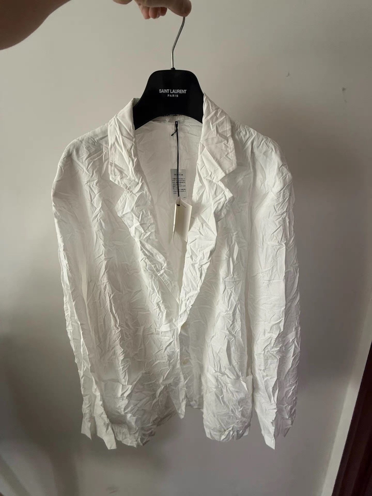 Auralee White Long Sleeve Button-Up Shirt XXL Size US XXL / EU 58 / 5 - 1 Thumbnail