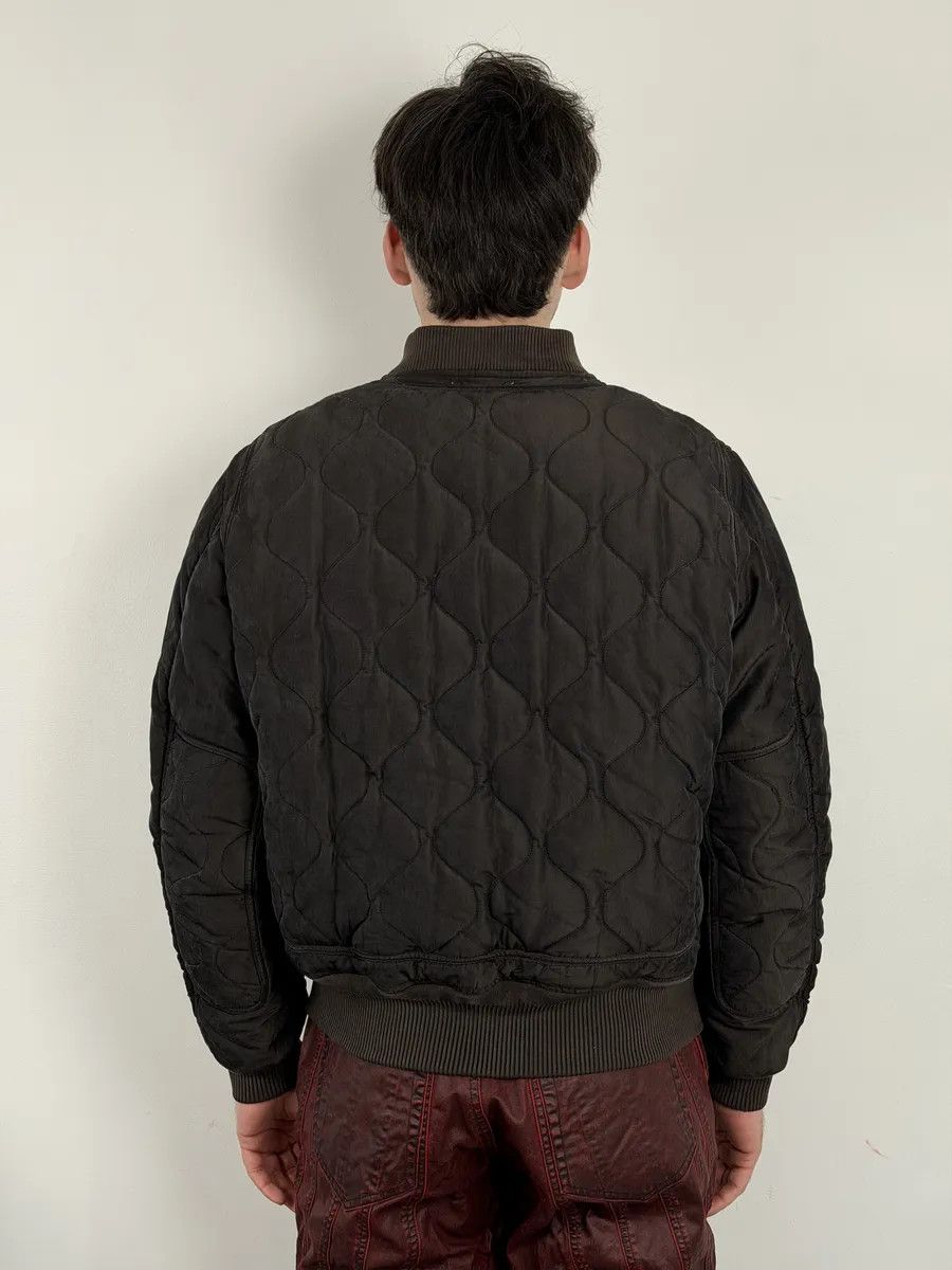 Louis Vuitton Louis Vuitton Taupe Silk Quilted Bomber Jacket Size US L / EU 52-54 / 3 - 6 Thumbnail