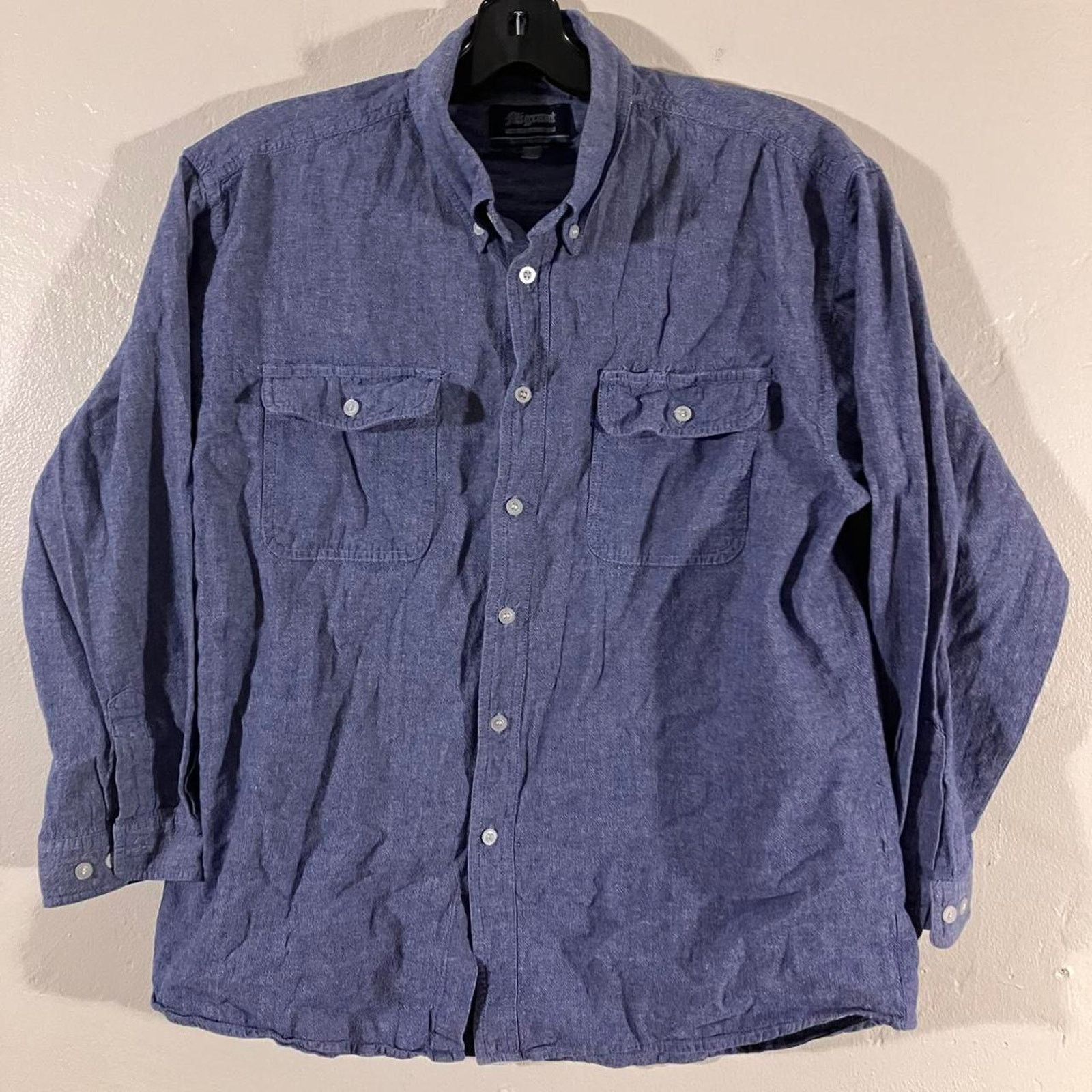 Other Aligrant Blue Button Up Long Sleeve Shirt Size US M / EU 48-50 / 2 - 1 Thumbnail
