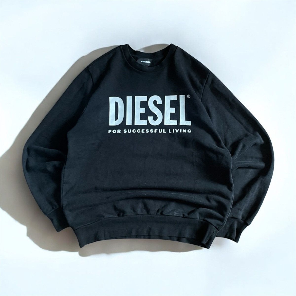 Diesel × Vintage Vintage Diesel Sweatshirt Big Logo Japanese Style Size US L / EU 52-54 / 3 - 1 Thumbnail