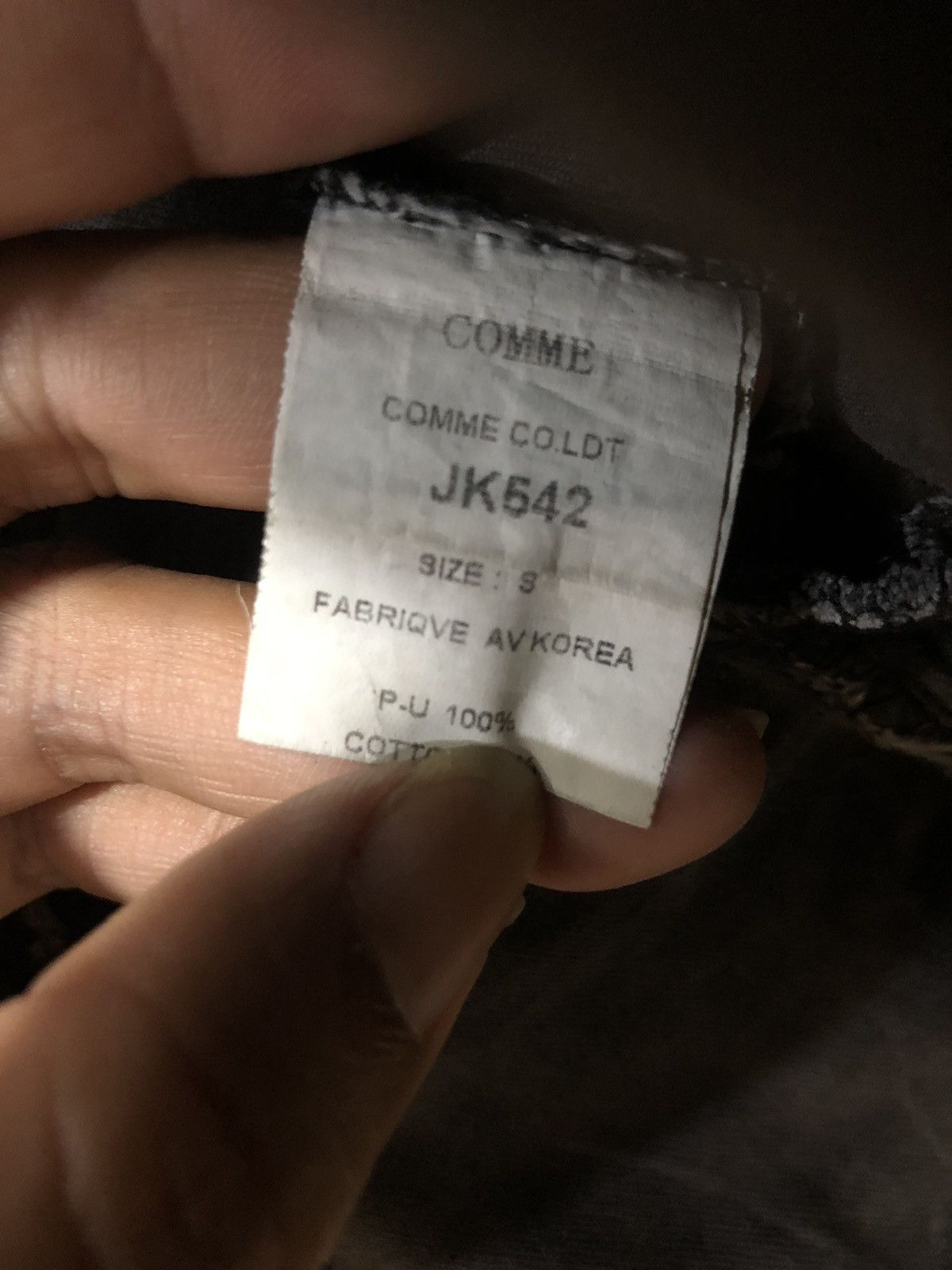 14th Addiction Comme Premium Acid Wash Gothic Jacket Size US S / EU 44-46 / 1 - 9 Thumbnail