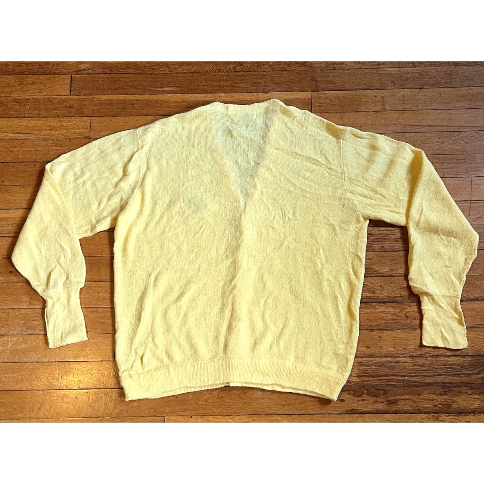 Vintage VINTAGE Etonic Greenhurst Country Club Golf Cardigan Sweater Men’s L Yellow Shirt Size US L / EU 52-54 / 3 - 7 Thumbnail