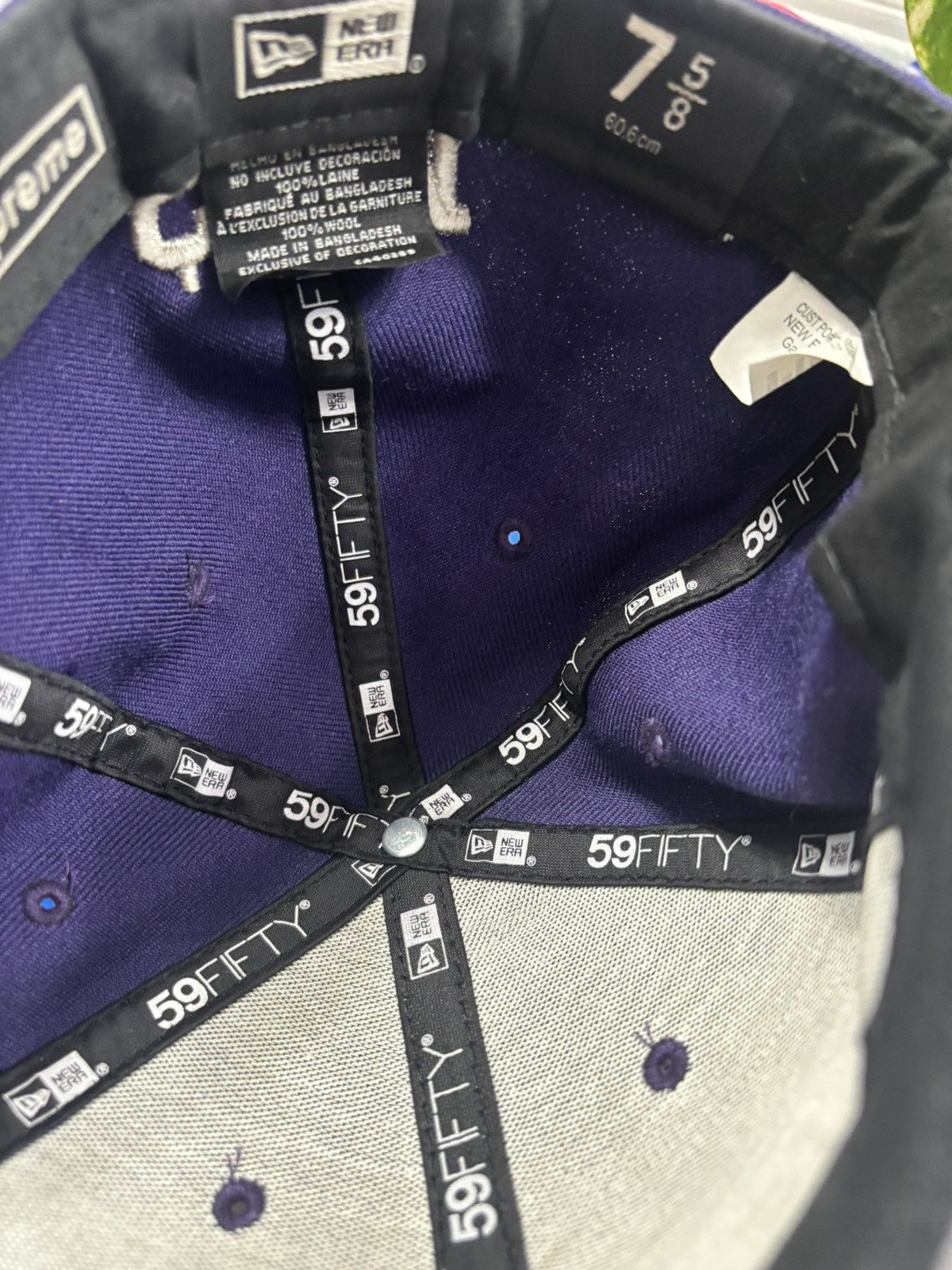 Supreme SUPREME $1M metallic box logo hat Size 44 - 5 Thumbnail