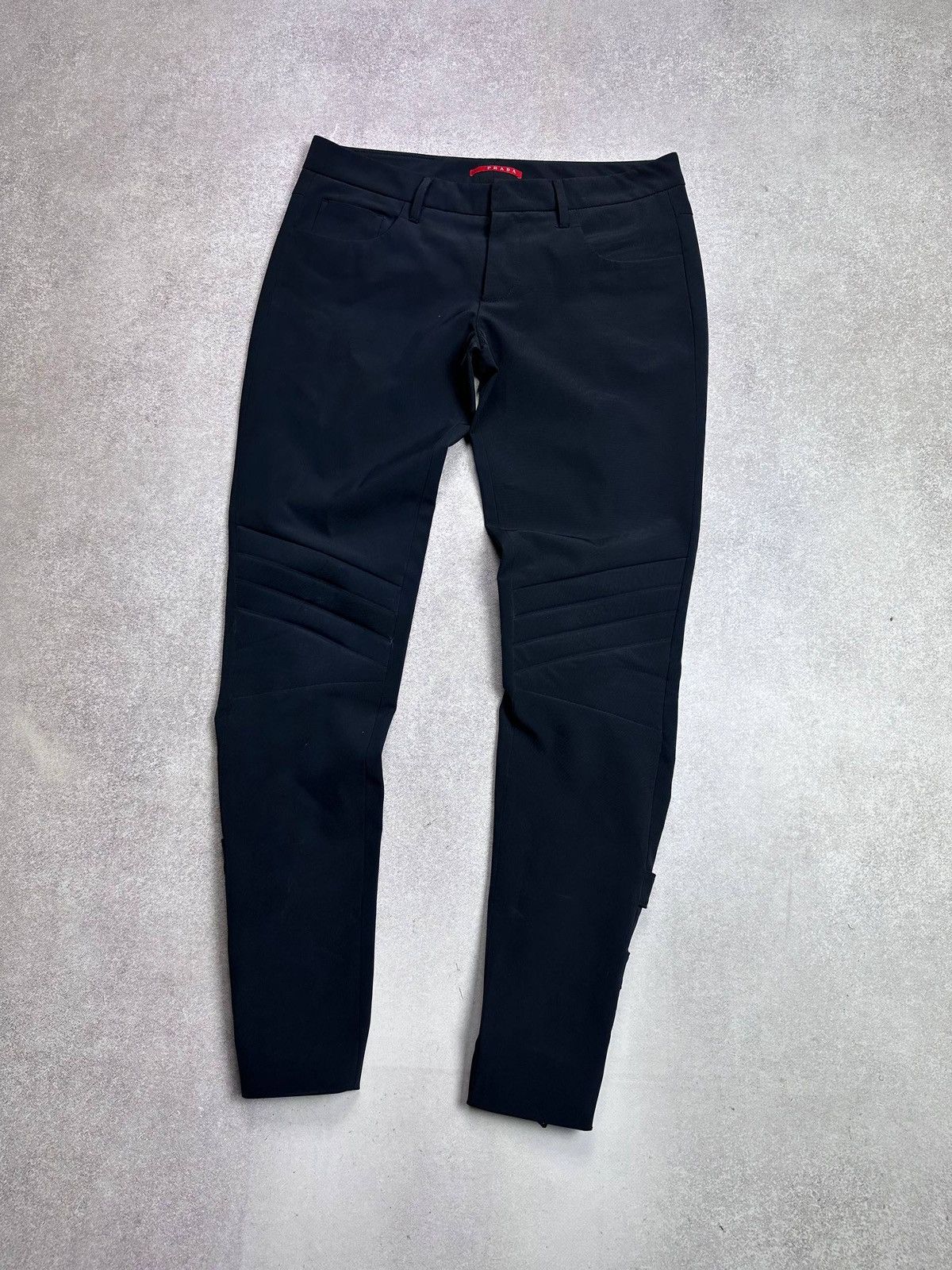 Prada Vintage Prada Womans Abstract Archival Pants Rare IT 42 Size 28" / US 6 / IT 42 - 4 Thumbnail