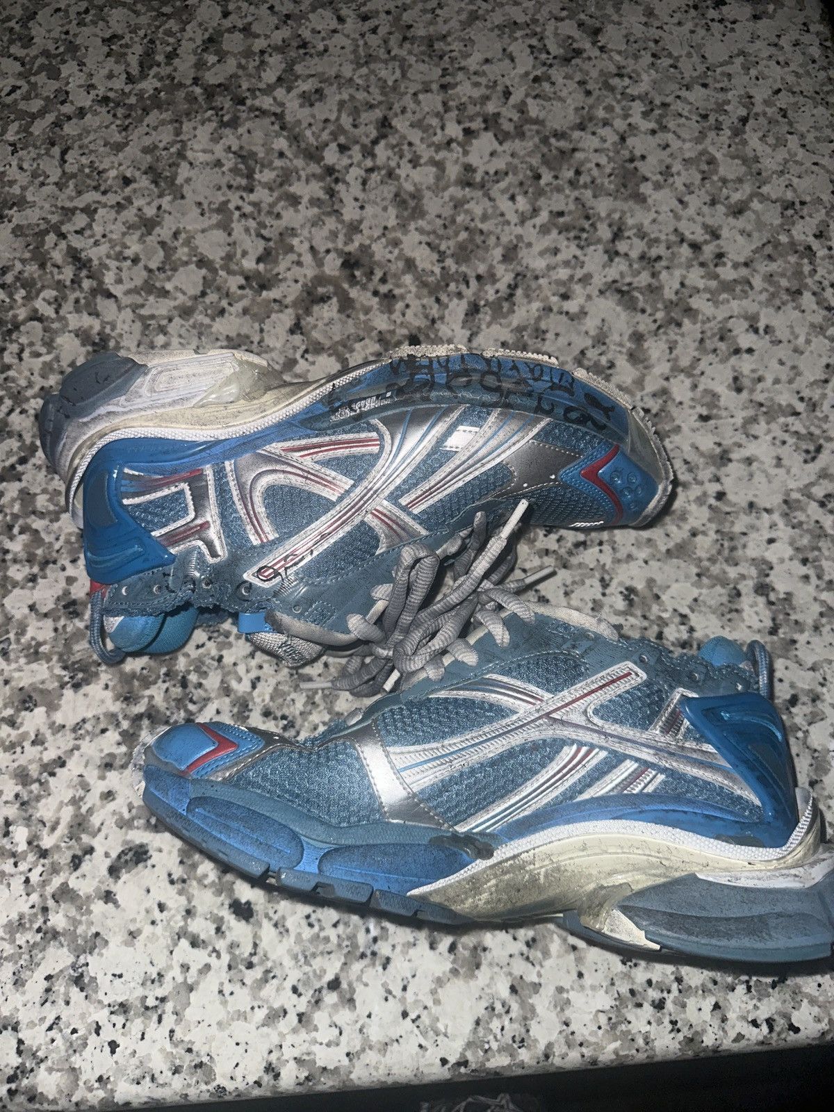 Balenciaga Balenciaga Runner - Marathon Blue/Silver Size US 8 / EU 41 - 1 Thumbnail