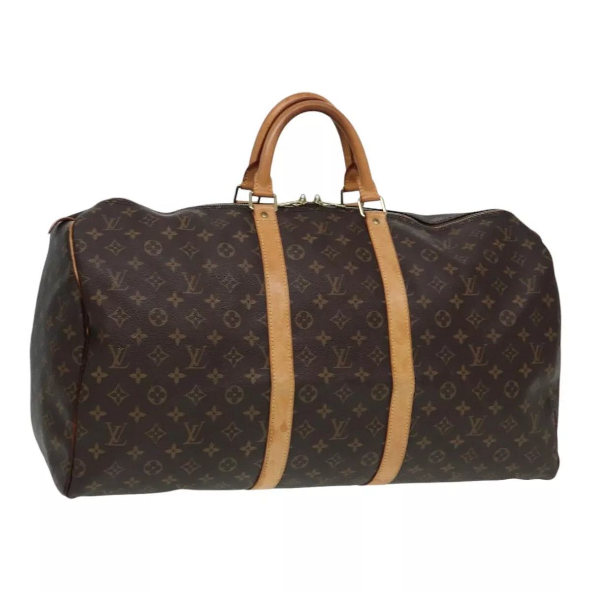 Louis Vuitton LOUIS VUITTON Monogram Keepall 55 Boston Bag Size ONE SIZE - 1 Thumbnail