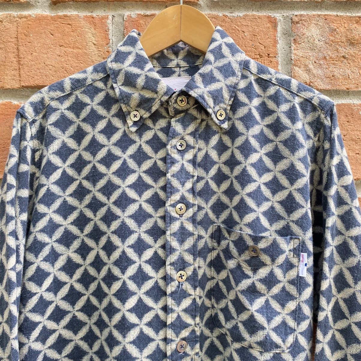 Studio D'Artisan Studio D'artisan Shibori indigo shirt Size US S / EU 44-46 / 1 - 3 Thumbnail