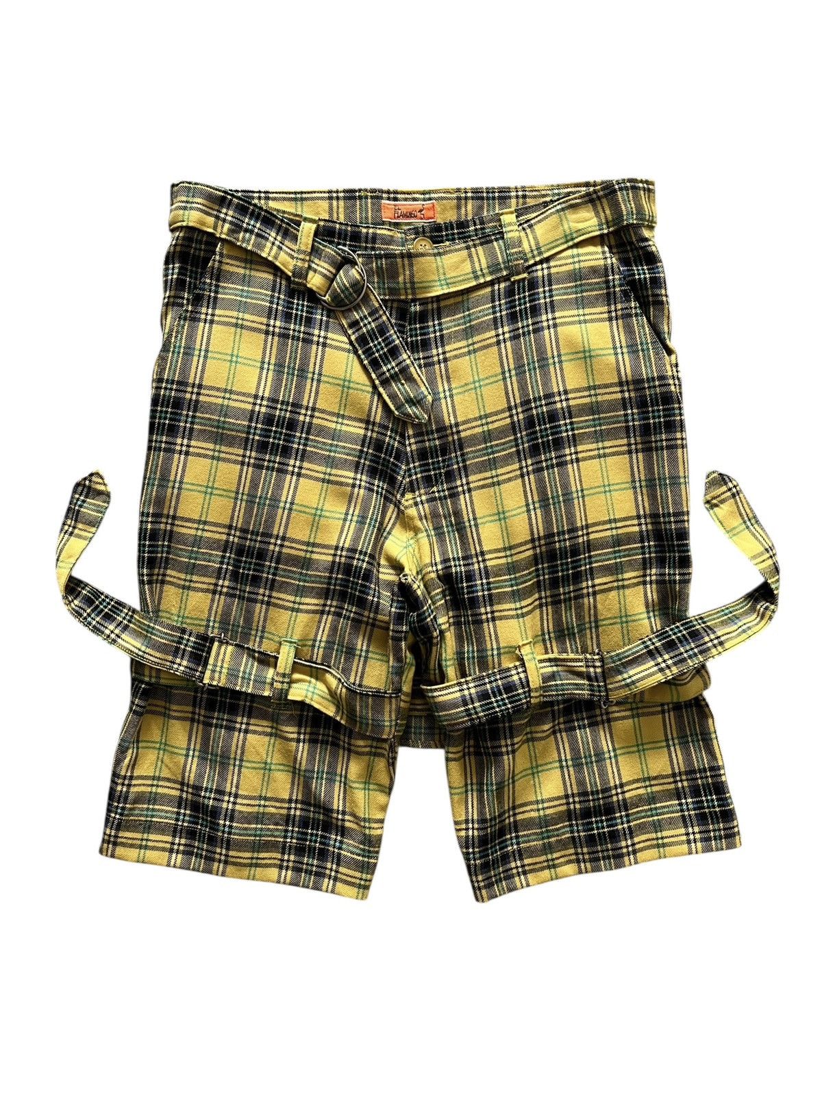Seditionaries 1990s El Flamingo 🎌 Tartan Bondage Shorts Size US 34 / EU 50 - 2 Thumbnail