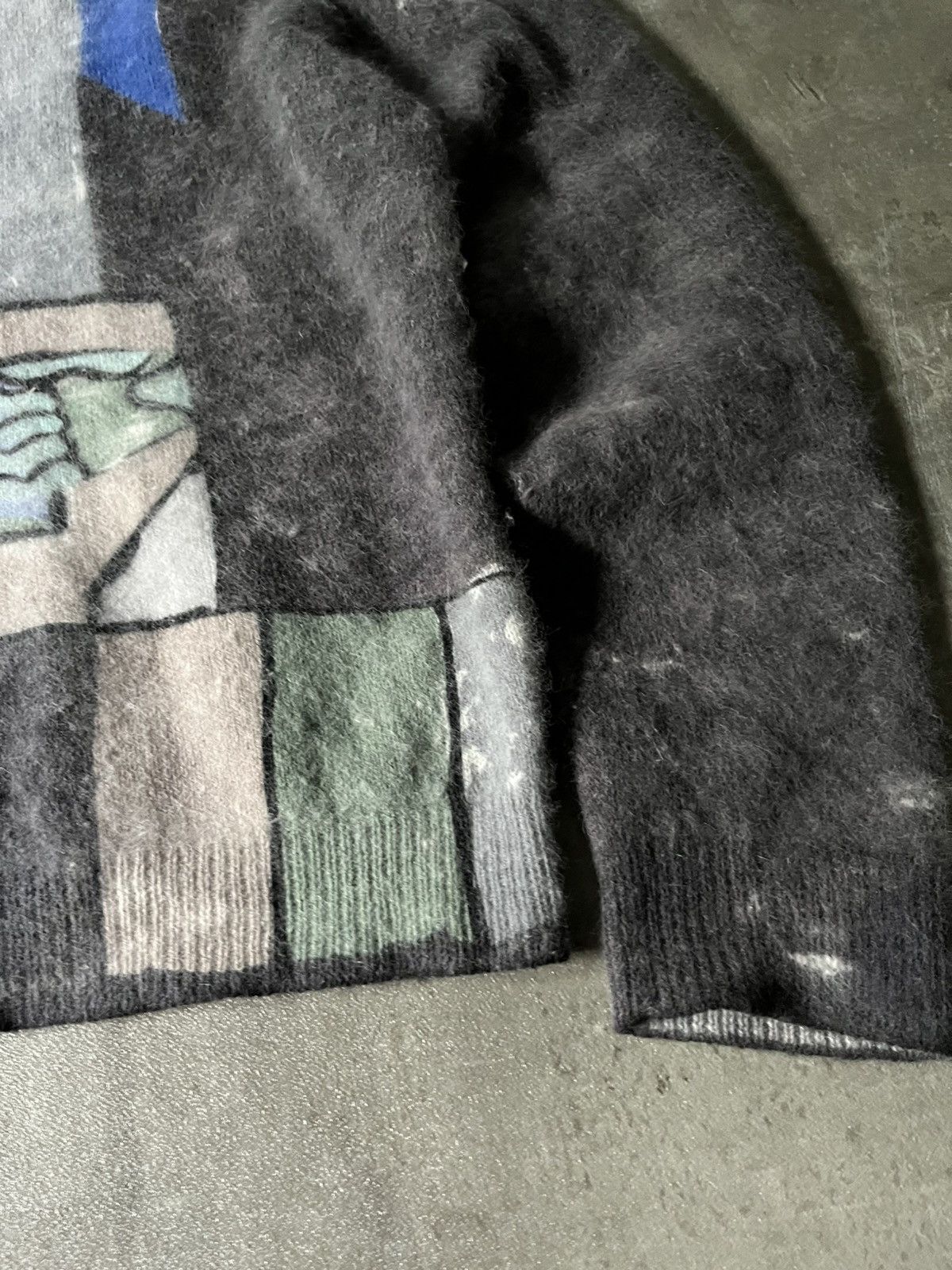 Prada Prada F/W 17 glass of wine and book angora fuzzy sweater Size US M / EU 48-50 / 2 - 6 Thumbnail