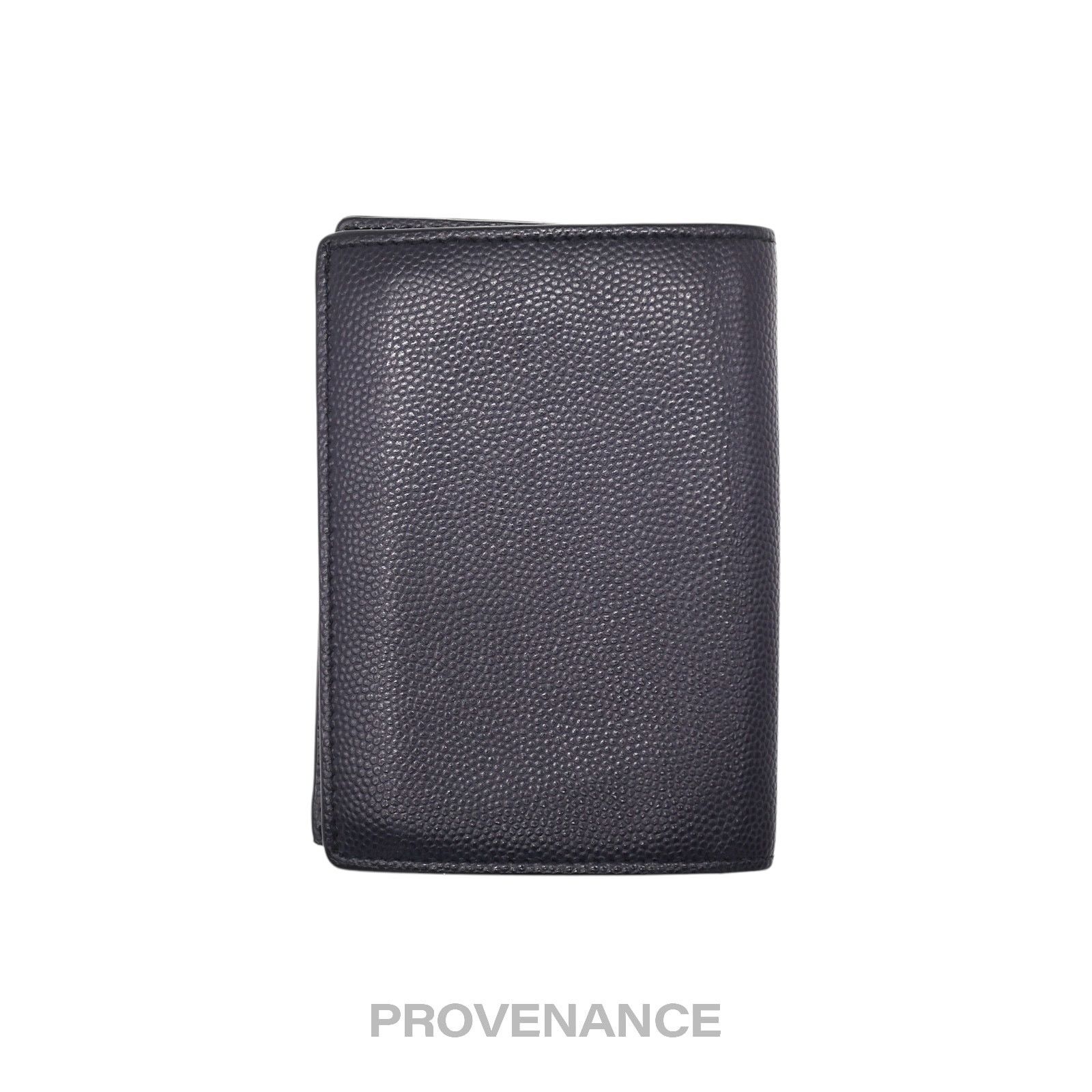 Saint Laurent Paris 🔴 Saint Laurent Paris SLP Pocket Card Wallet - Navy Leather Size ONE SIZE - 2 Thumbnail