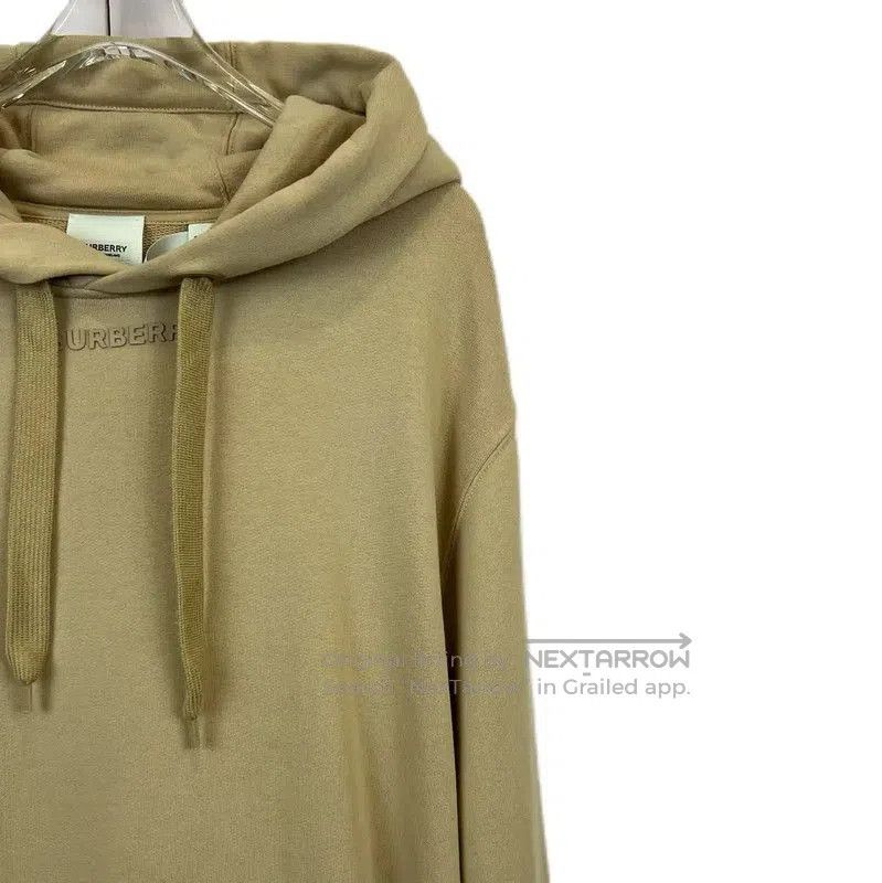 Burberry Burberry Long Sleeve Khaki Cotton Hoodie. Size L / US 10 / IT 46 - 3 Thumbnail