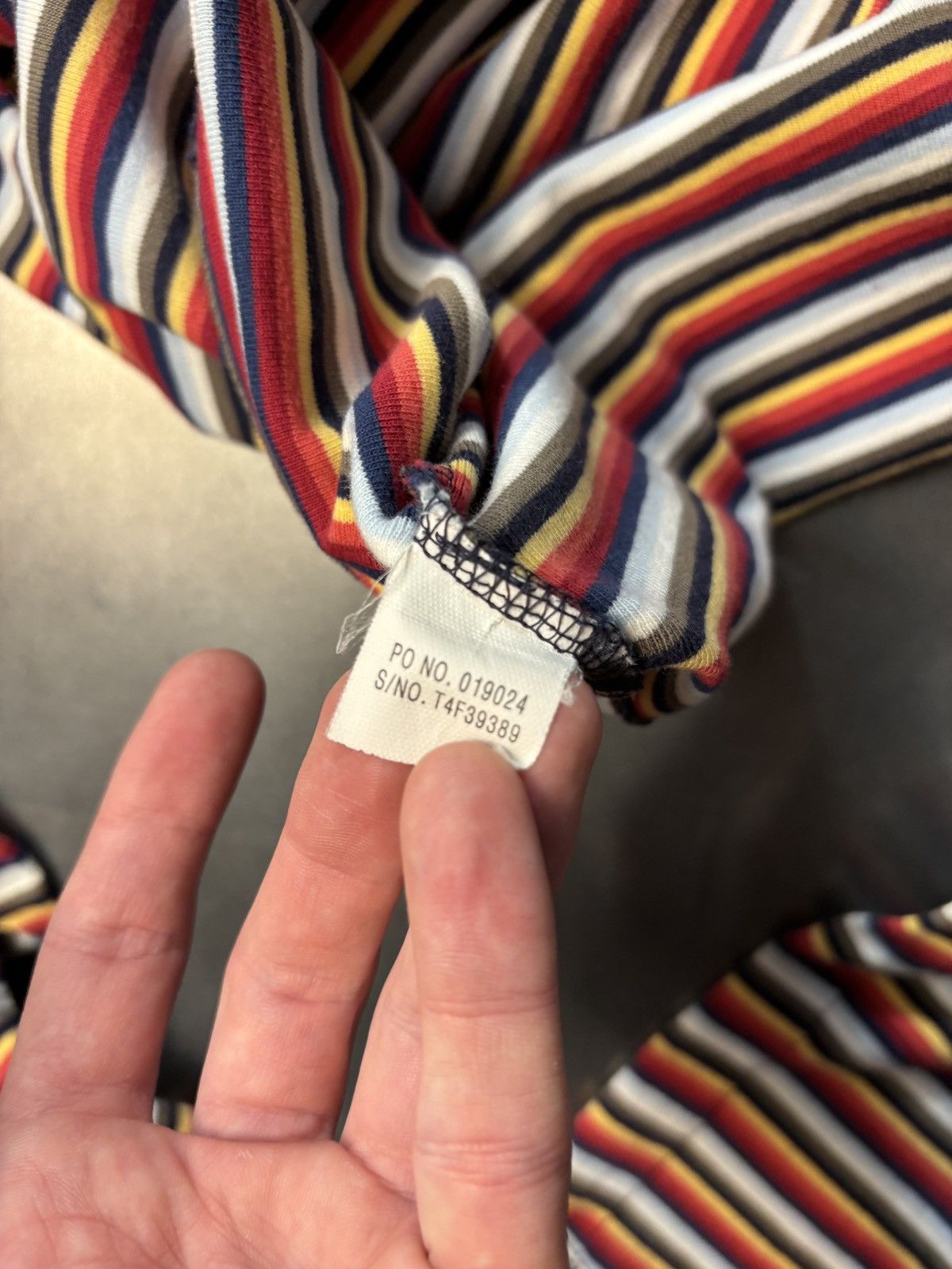 Other × Vintage Y2K Vintage Xhilaration Longsleeve Shirt Stripe Stretch 2000 Size M / US 6-8 / IT 42-44 - 4 Thumbnail