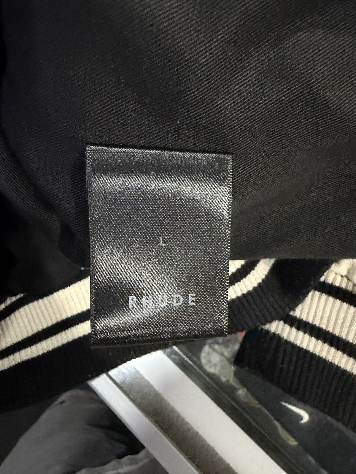 Rhude RHUDE Varsity Leather Jacket Size US L / EU 52-54 / 3 - 6 Thumbnail