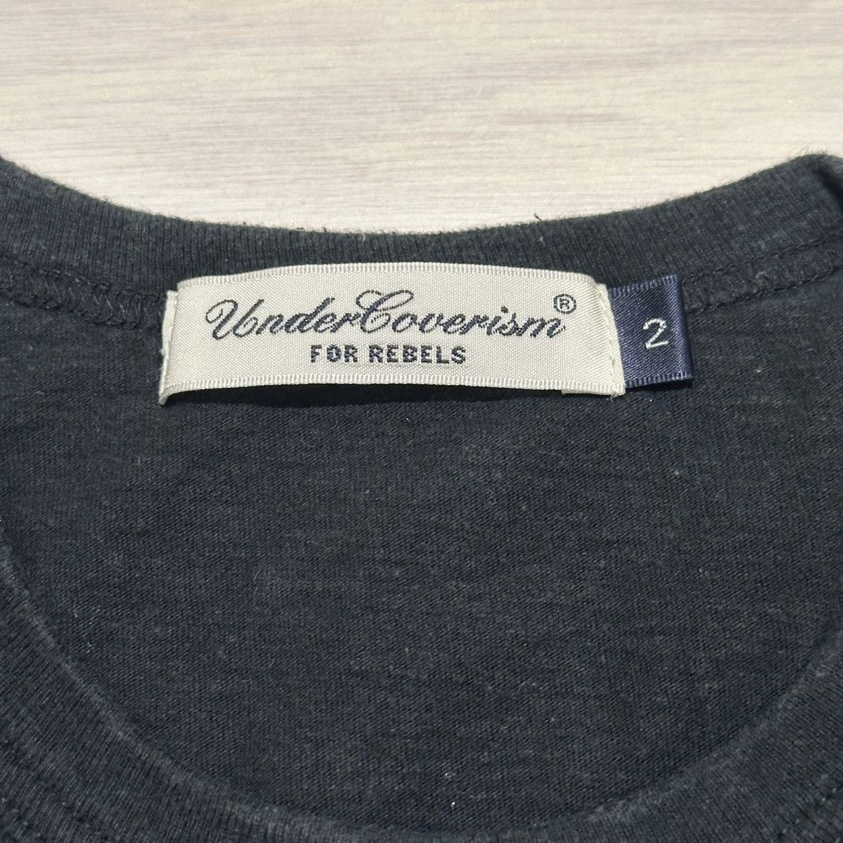 Japanese Brand UNDERCOVER ROSE SKULL t shirt SZ 2 M japan tee Size US M / EU 48-50 / 2 - 3 Thumbnail