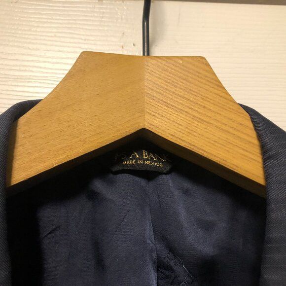 Jos. A. Bank Jos.a.bank men's striped wool sport coat jacket blazer 48L Size 48L - 4 Thumbnail