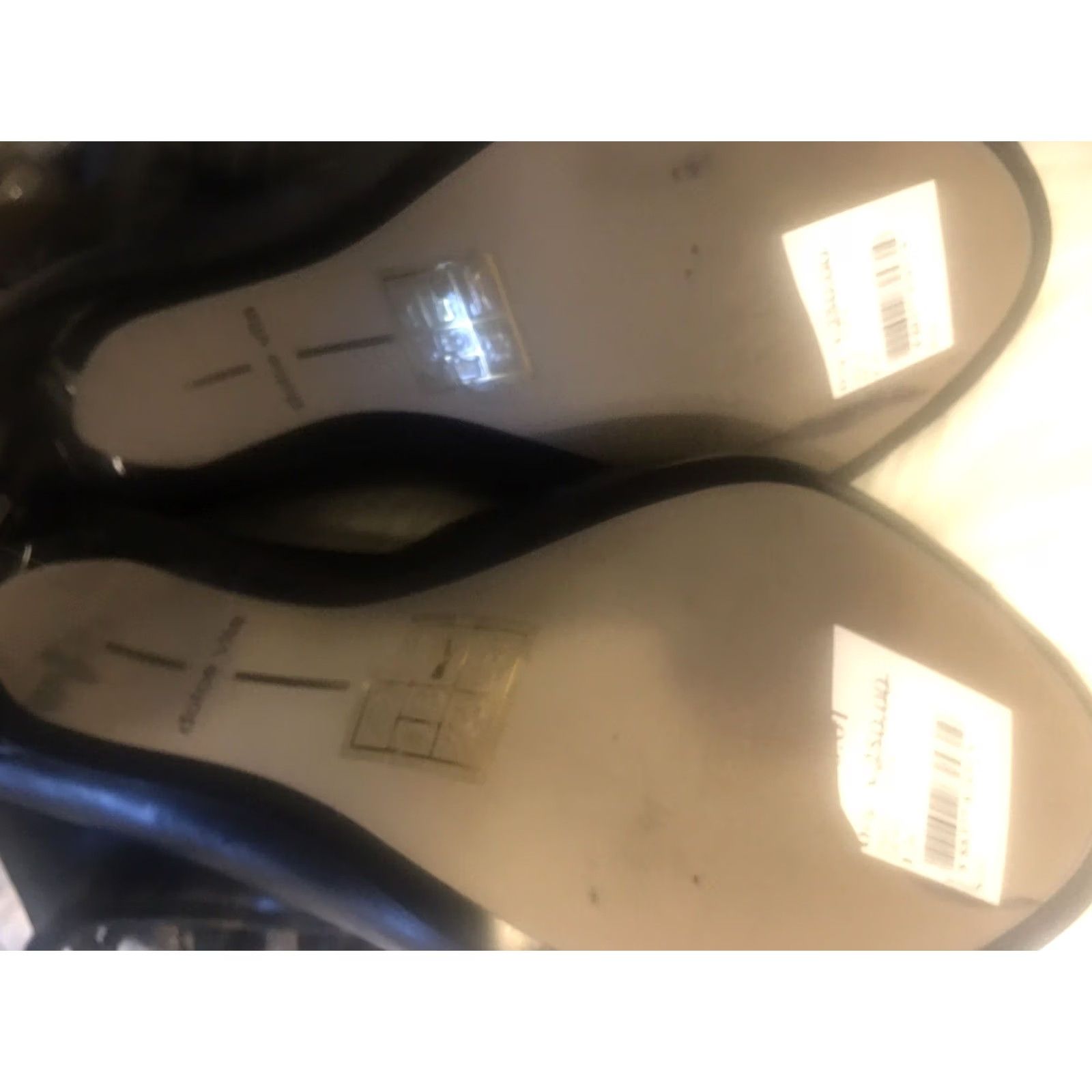 Dolce Vita Dolce Vita Black Strappy Peep Toe Block Heels 9.5 Size US 10 / IT 40 - 5 Thumbnail