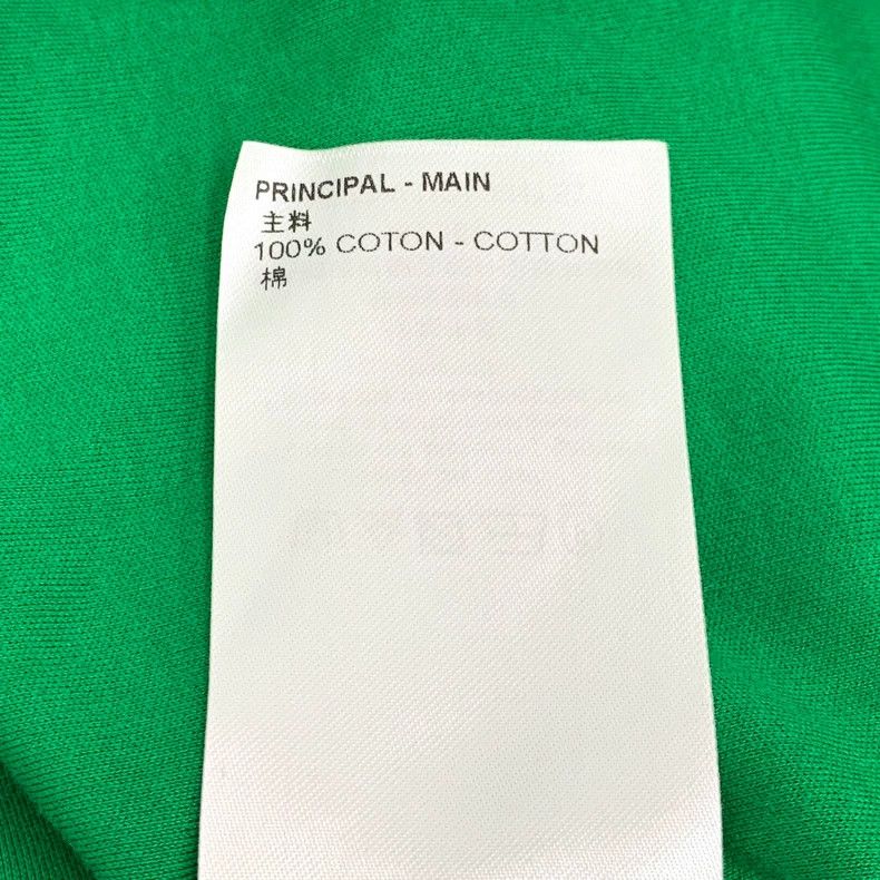 Louis Vuitton Louis Vuitton 22 Green Logo Embroidered Cotton Crew Neck T Size S / US 4 / IT 40 - 7 Thumbnail