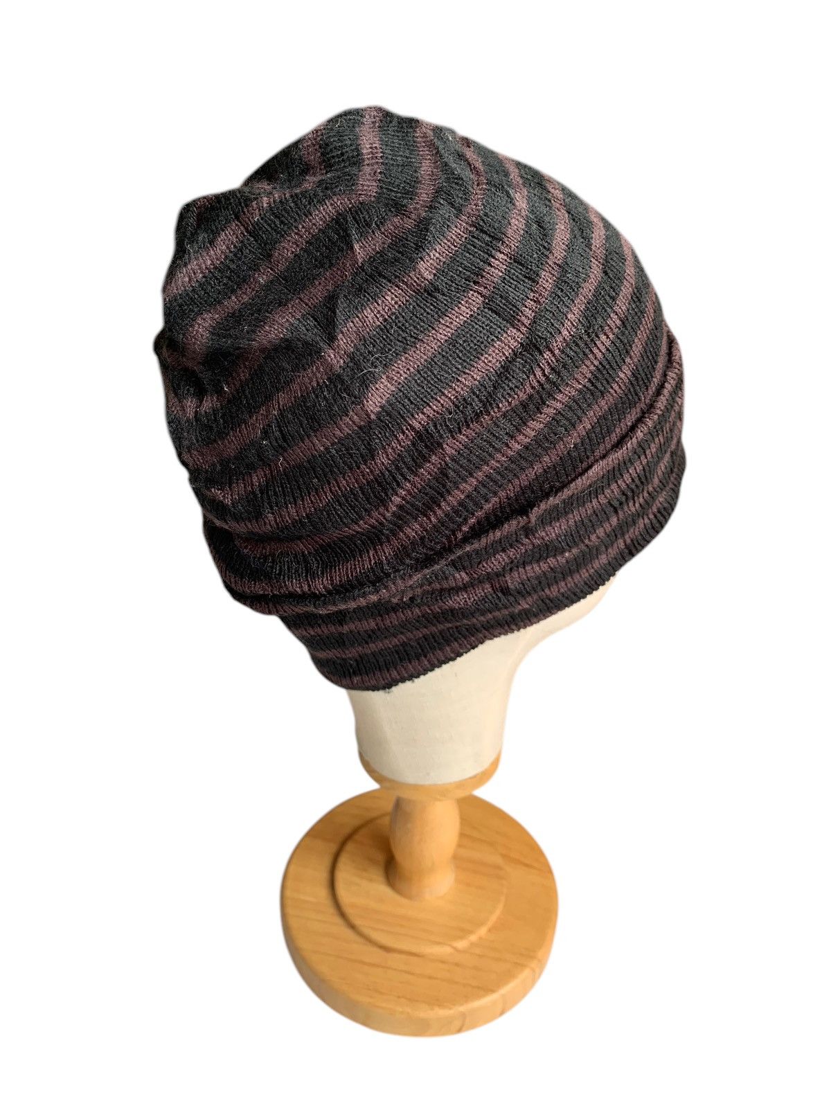 Japanese Brand × Kapital × Vintage Knitted Stripe Streetwear Winter Sessions Beanie Hats Size ONE SIZE - 6 Thumbnail