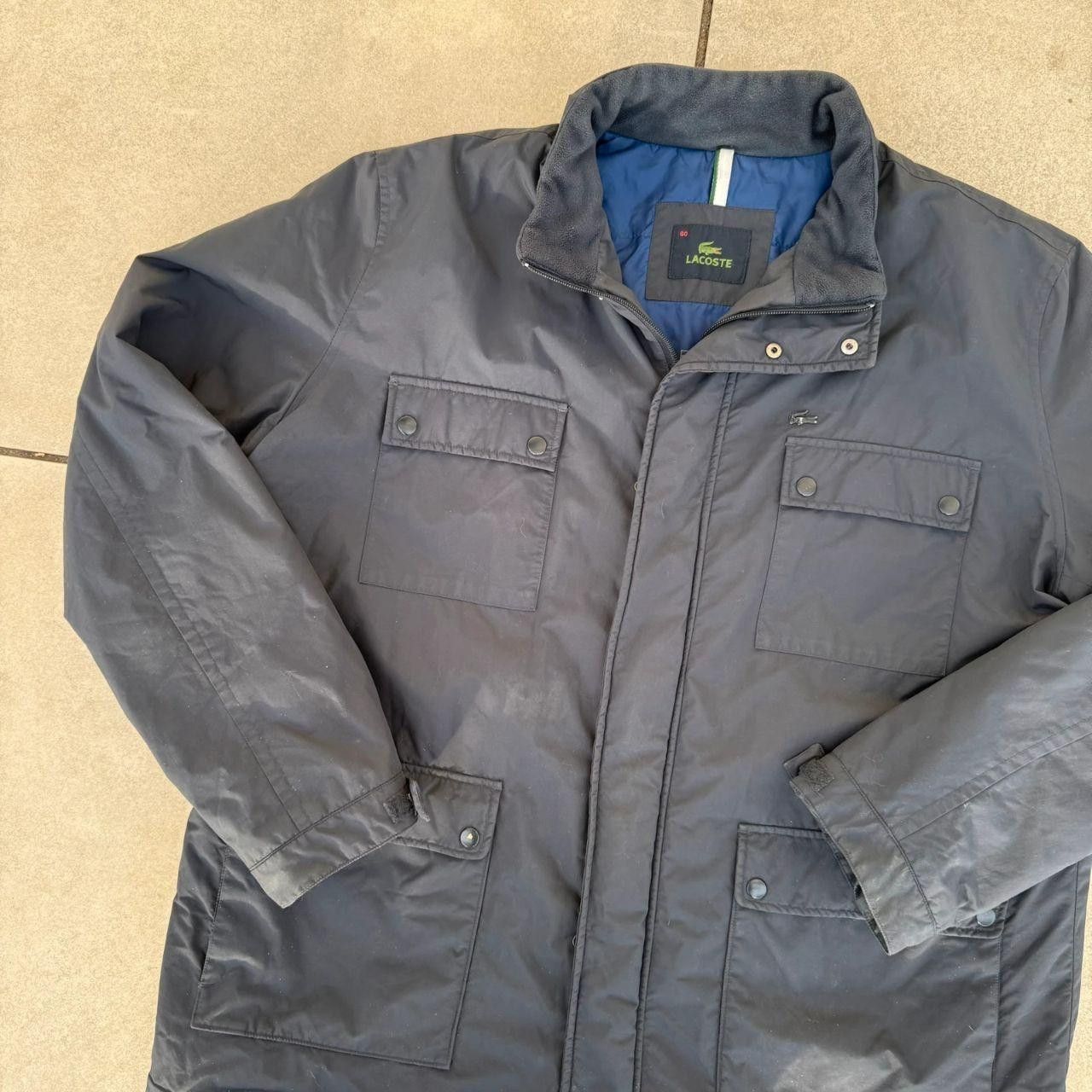 Lacoste Lacoste Warmed Jacket Navy Blue Coat Size US XXL / EU 58 / 5 - 5 Thumbnail