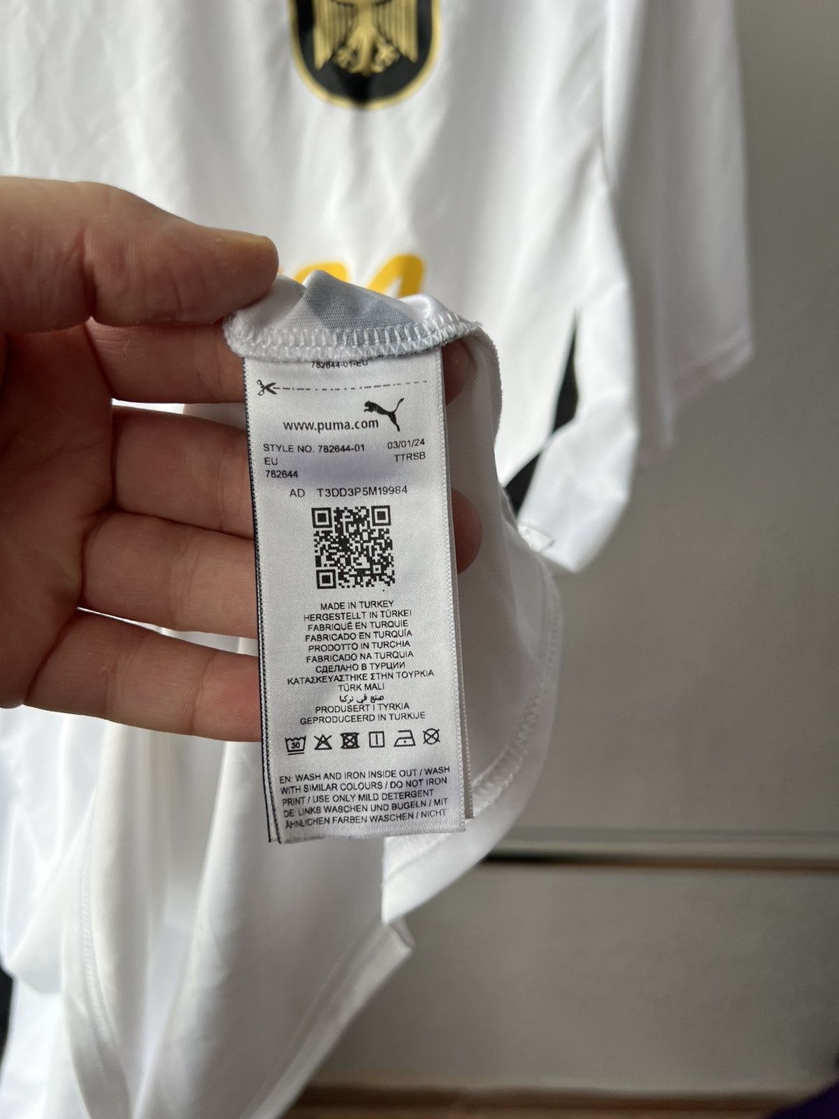 Puma 2020 PUMA GERMANY EURO SOCCER JERSEY FOOTBALL SHIRT SIZE XL Size US XL / EU 56 / 4 - 9 Thumbnail